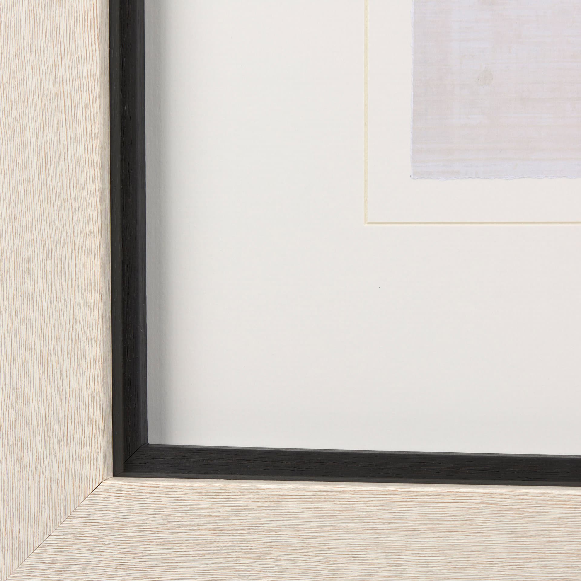 Meadow flowers III by Mercana Studio a Hand Embellished Textured Framed Art Print Matted under Glass — product photograph