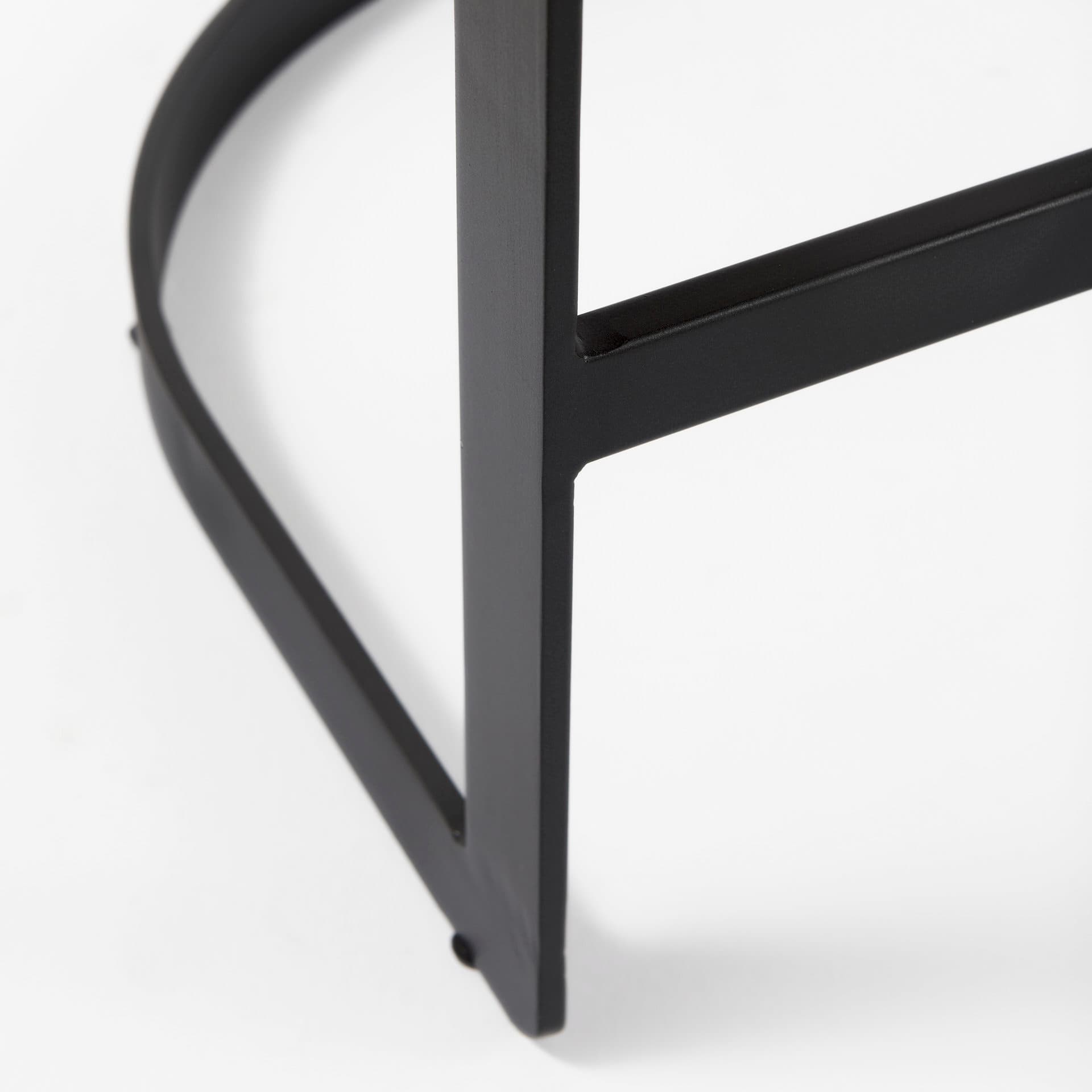 Hollyfield Low Back 28.7in Seat Bar Stool | II Gray Fabric w/ Counter — product photograph