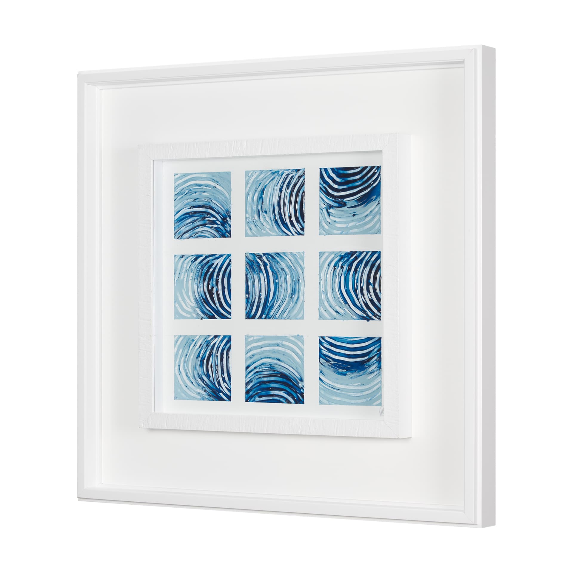 Ocean Sounds II by Studio M a handmade Original Framed Artwork under Glass — product photograph