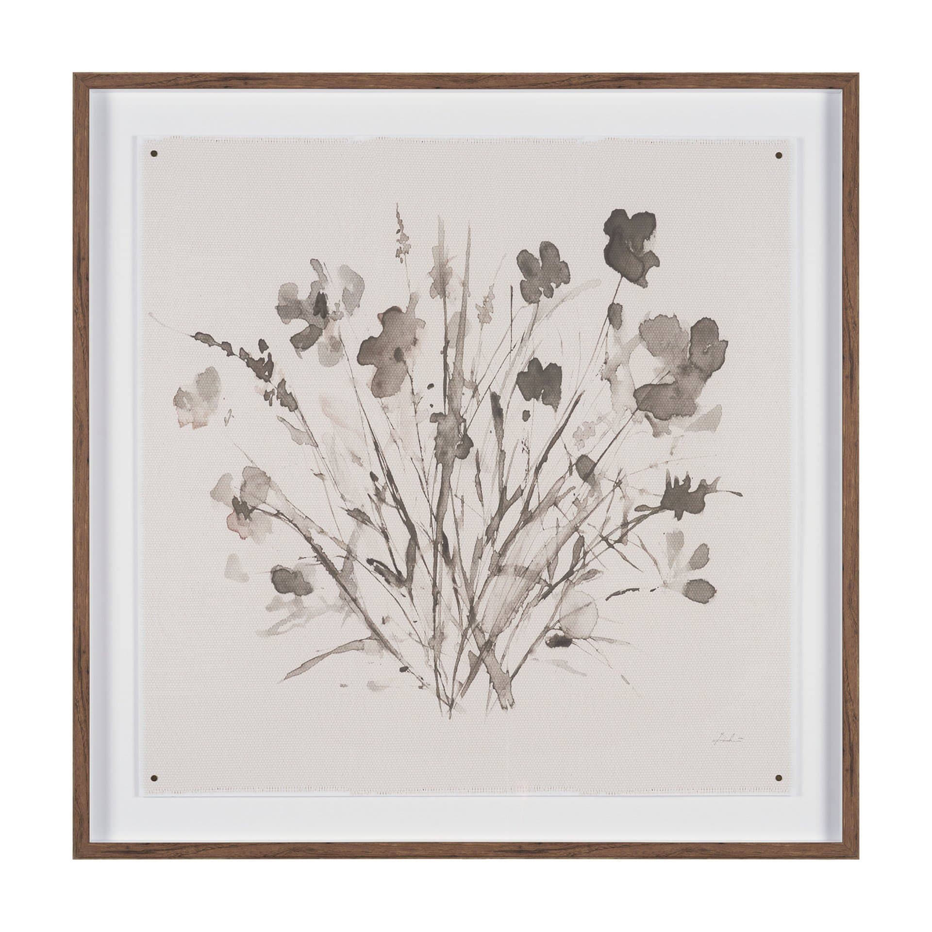 Floral Impressions III by Melody Ducharme a Framed Art Print Matted under Glass — product photograph
