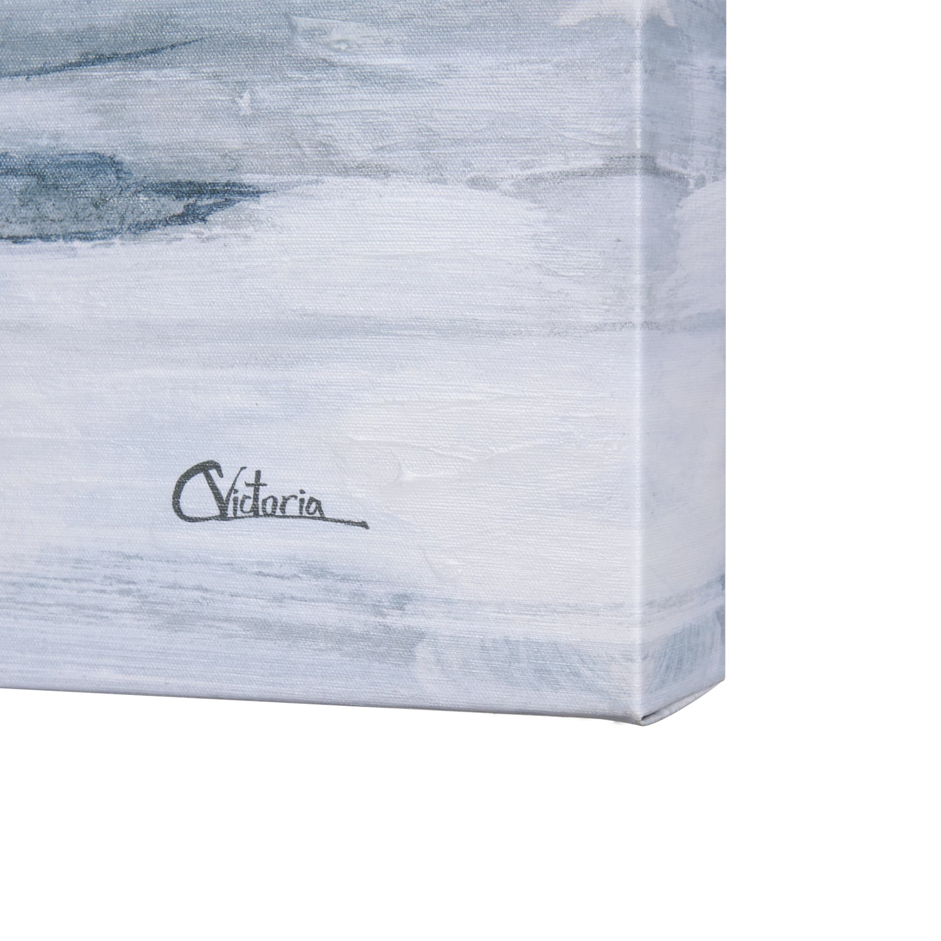Clouds and sea II by Mercana Studio a Hand Embellished Textured Canvas — product photograph