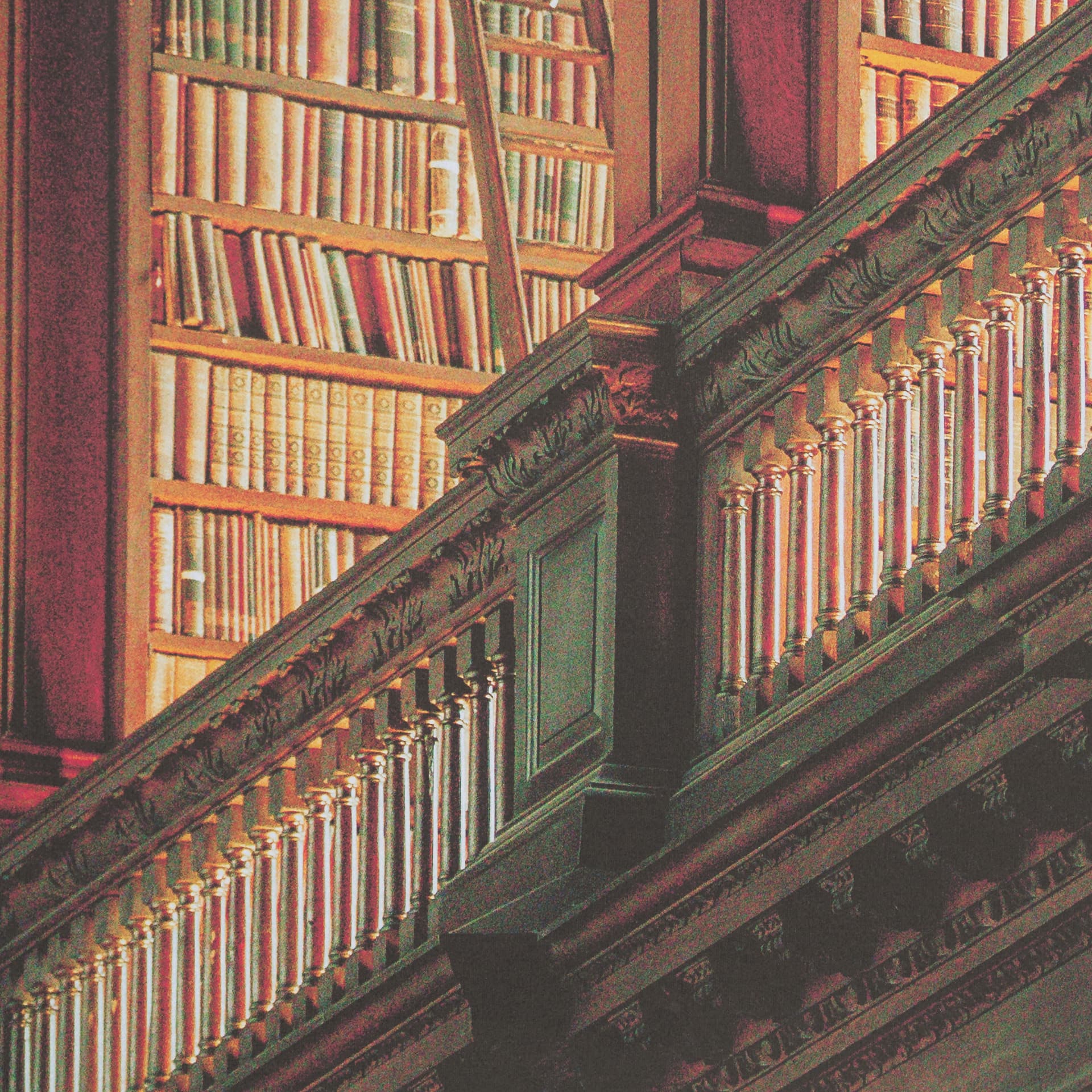 Trinity Library III by Nathan Larson FramedPhoto Print Matted under Glass — product photograph