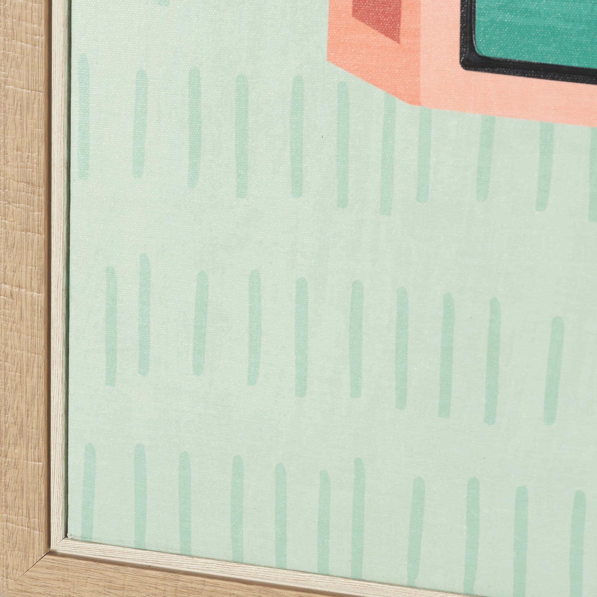 Strike II by Veronique Charron Hand Embelished Textured Framed Canvas Artwork — product photograph