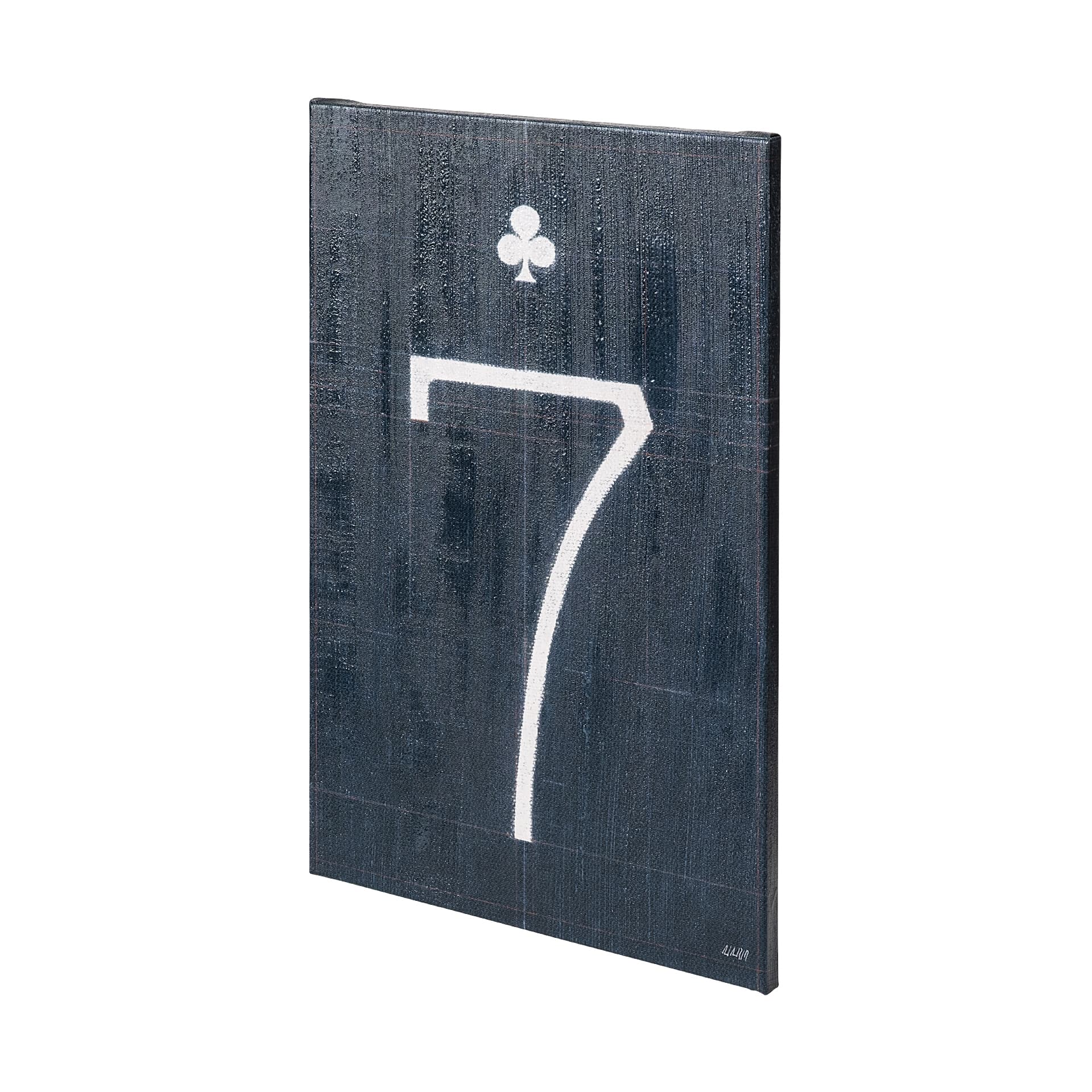 Value Collector 7 by Alarm a Hand Embellished Textured Canvas — product photograph