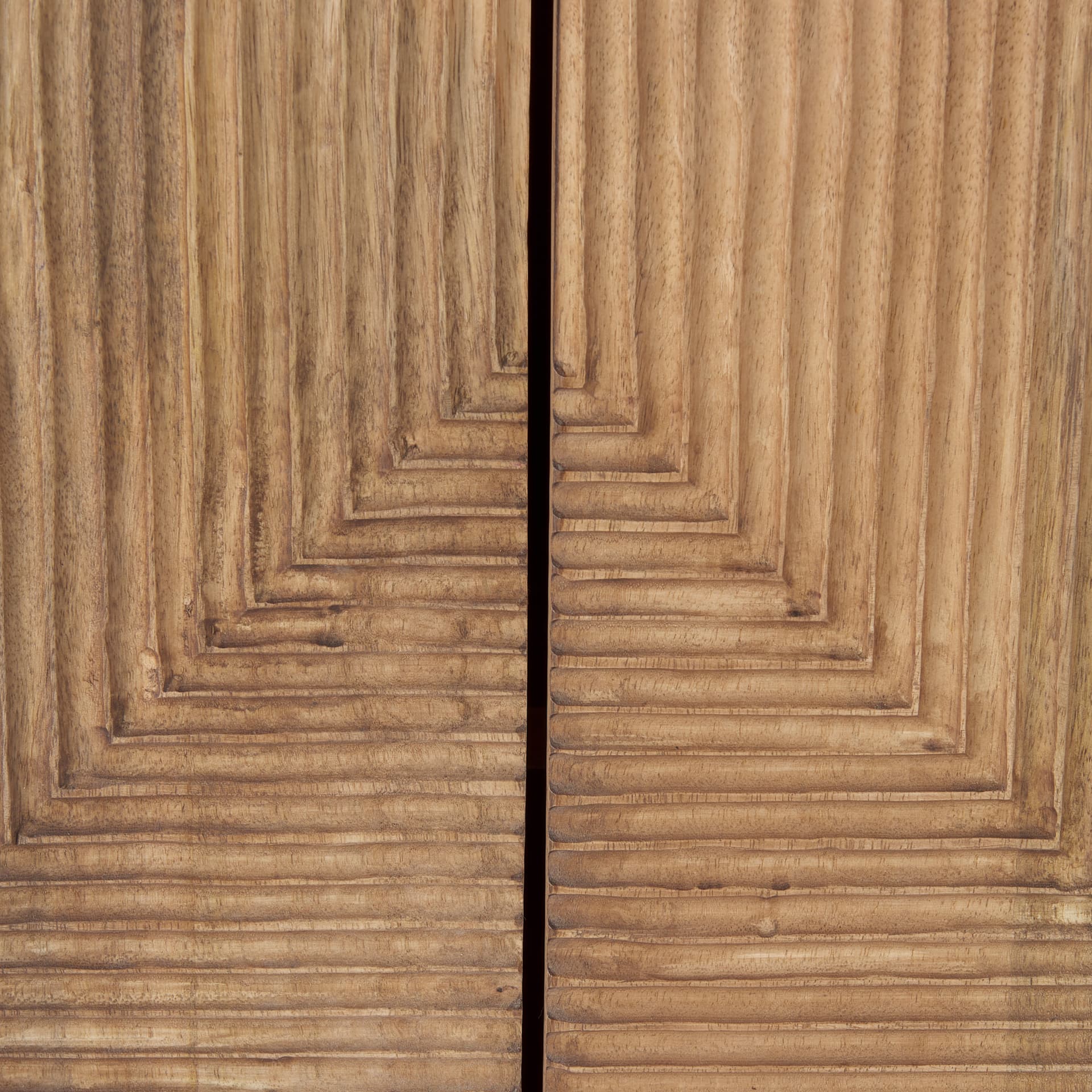 Cairo 36.0L x 19.5W x 36.0H 2 Door Wood and Metal Cabinet — product photograph