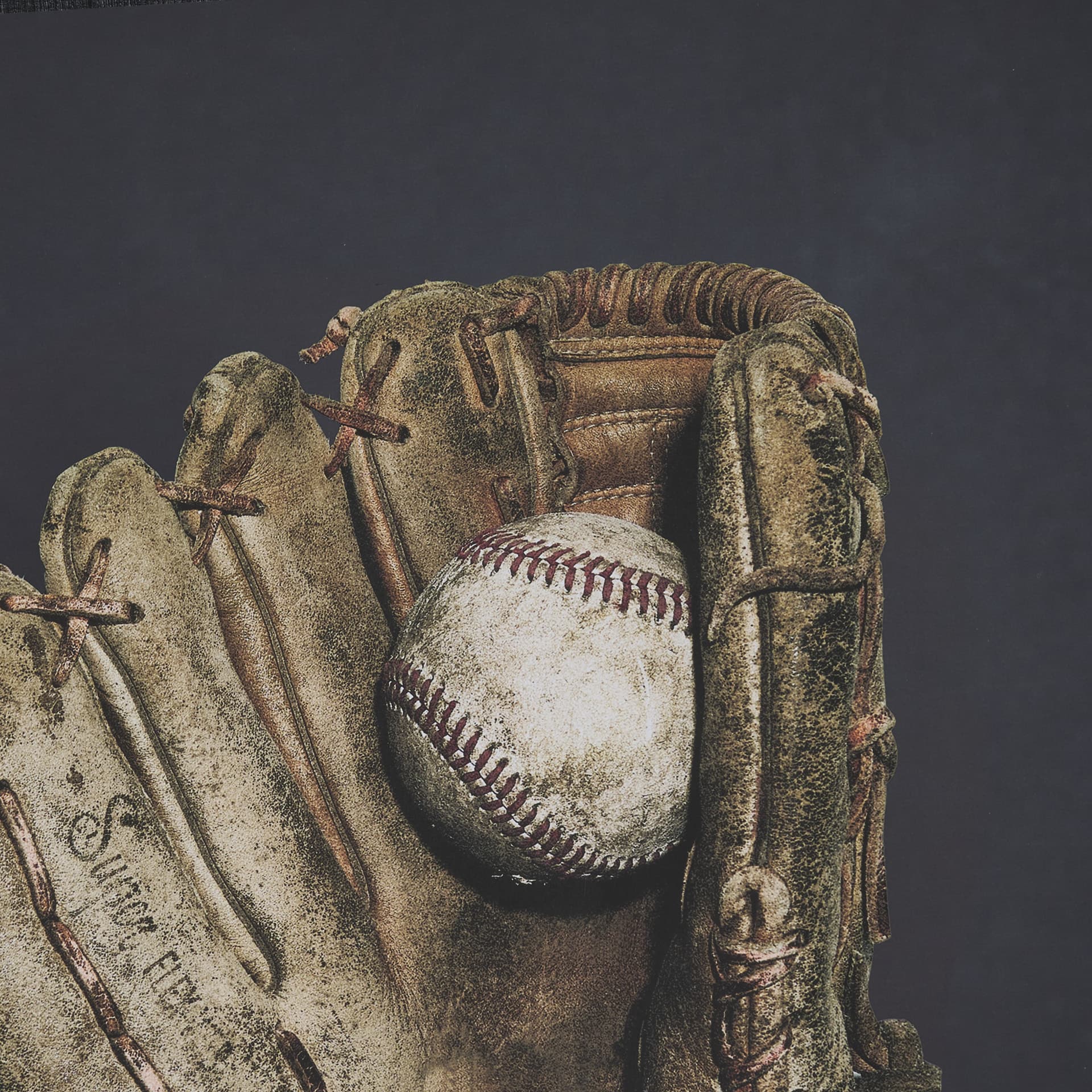 Double Play V by Mercana Studio Textured Framed Art Print Matted under Glass — product photograph