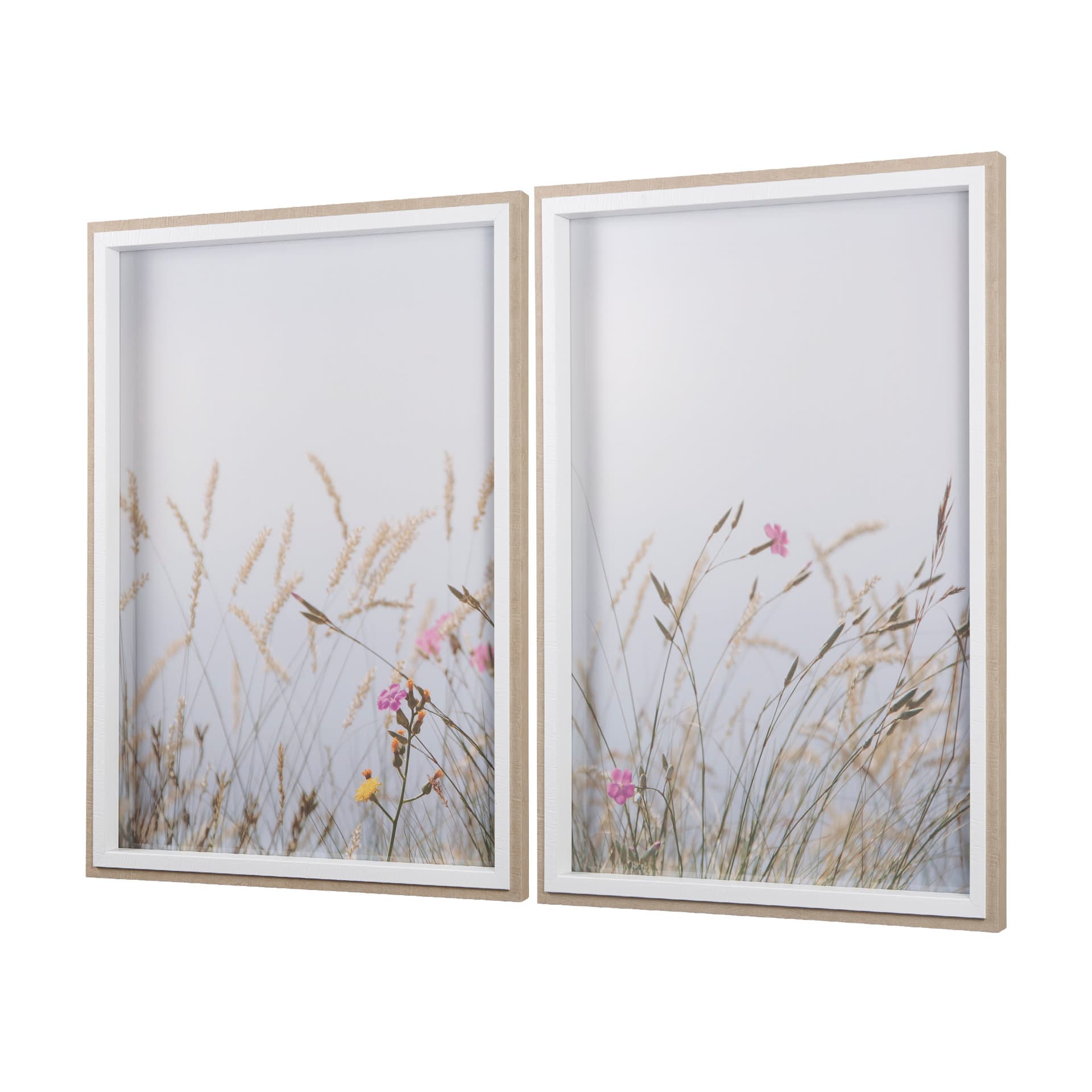 Wildflower Fade - L by Mercana Studio a Framed Photo Art Print Matted under Glass — product photograph