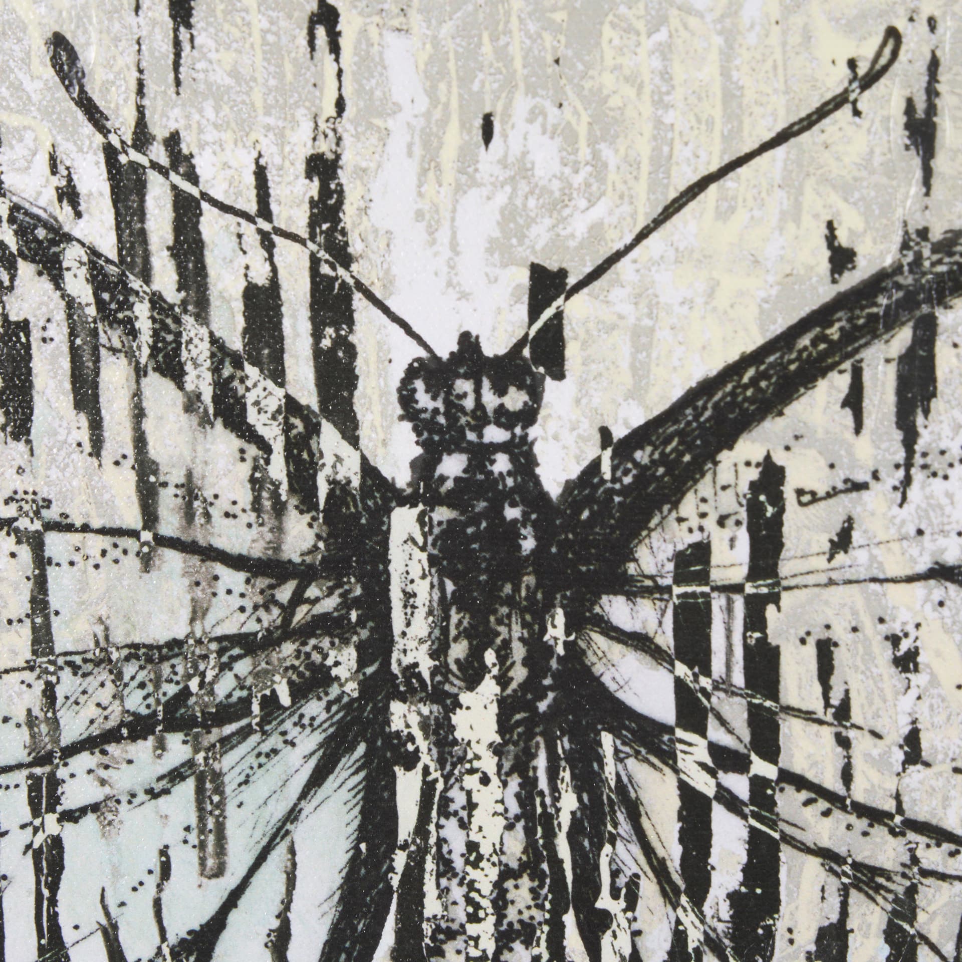 Papillon II by Mercana Studio a Hand Embellished Framed Art Print — product photograph