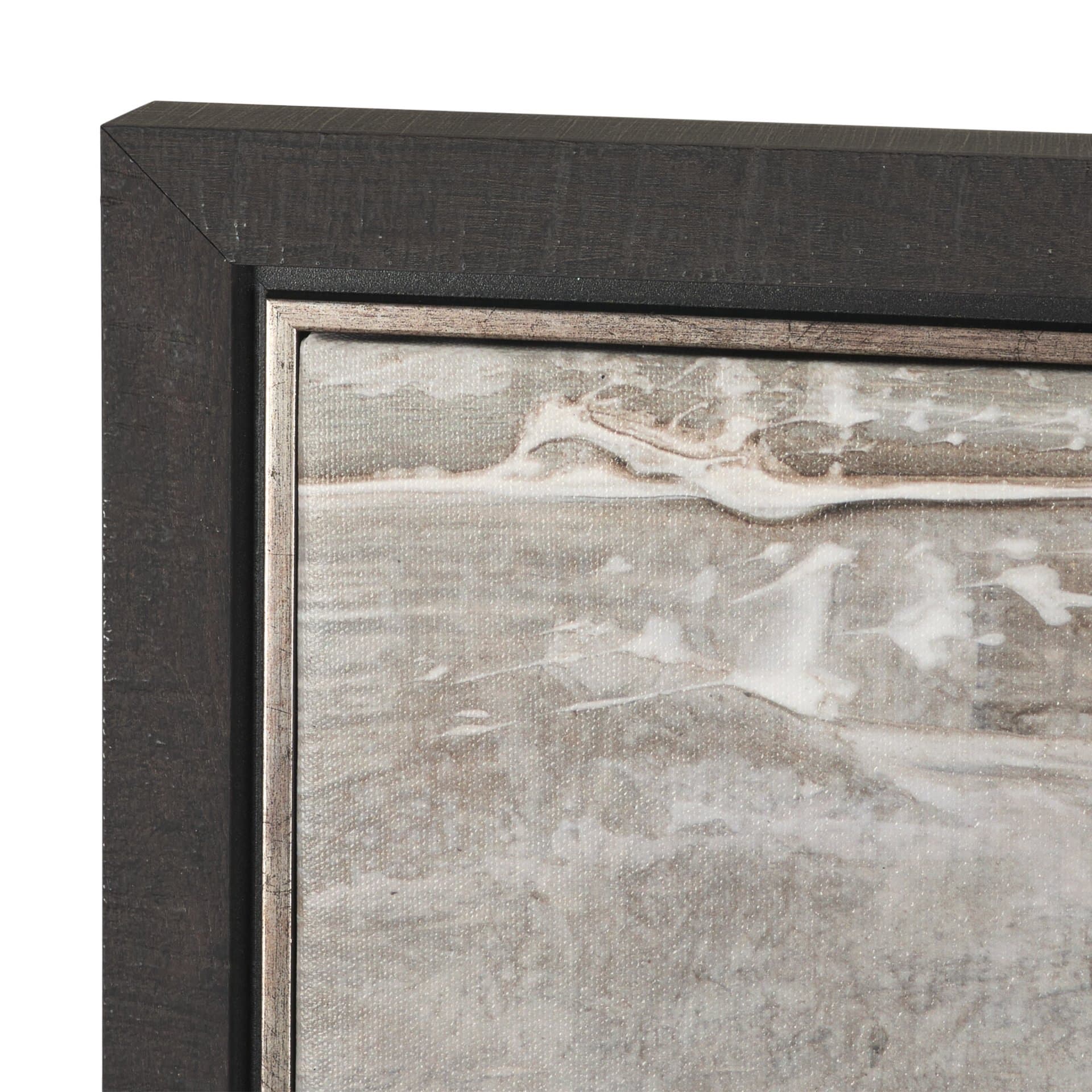 Quiet Horizons I by Mercana Studio Hand-Embellished Textured Framed Canvas Artwork — product photograph