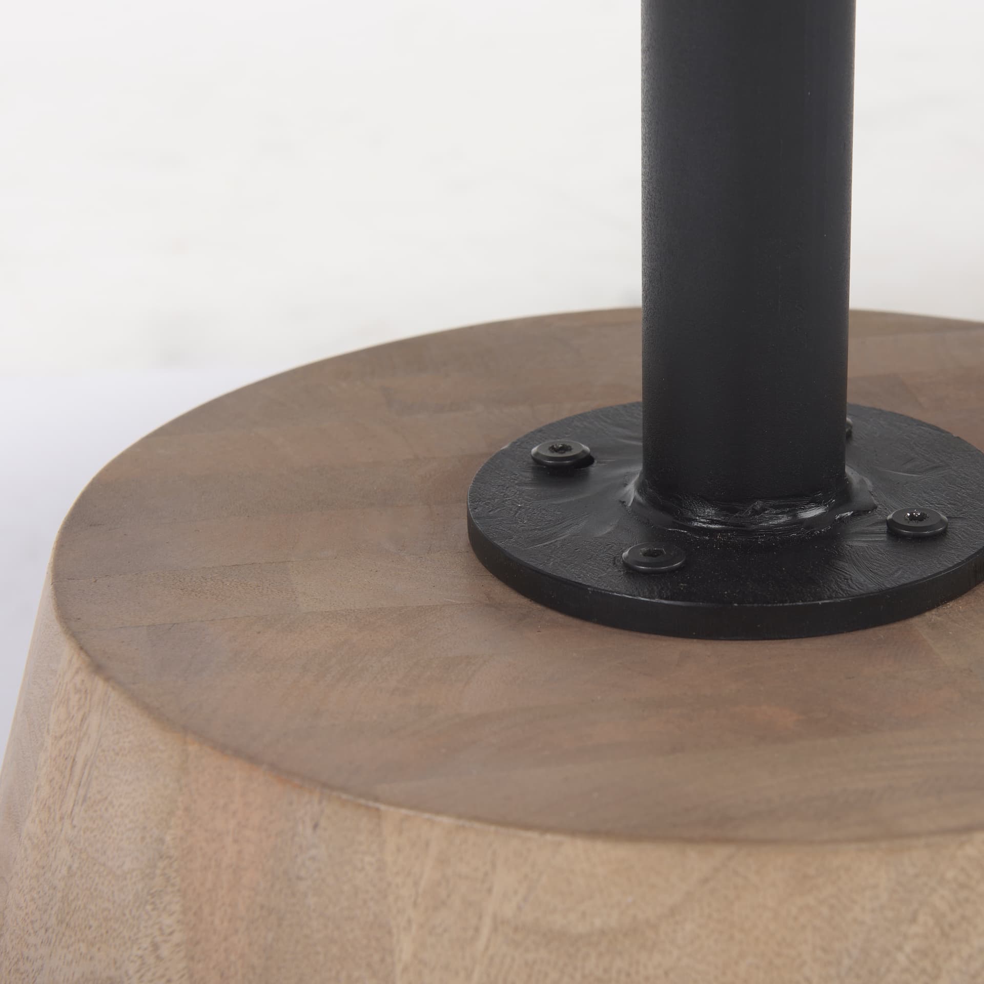 Maxwell Marble Top Pedestal Base Round Coffee Table — product photograph