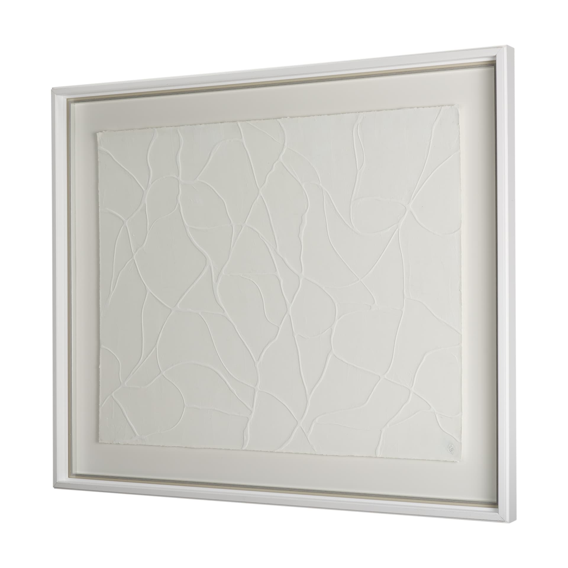 Snow Trails by Mercana Studio a Framed Art Print Matted under Glass — product photograph