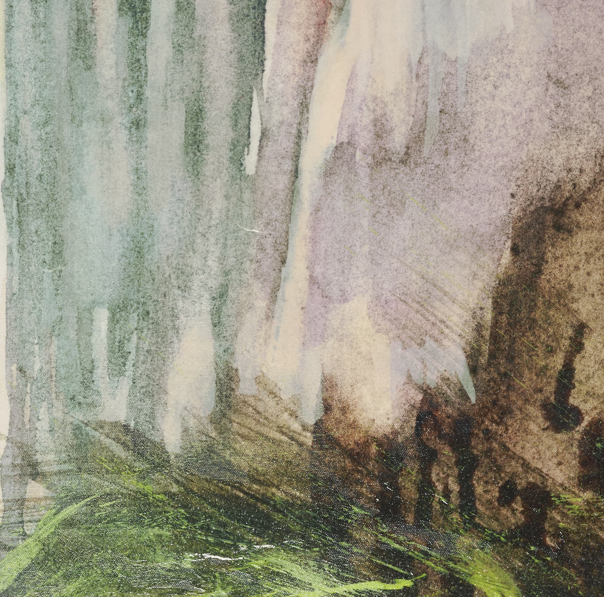 Beach View I by Mercana Studio Hand-Embellished Textured Framed Canvas Artwork — product photograph