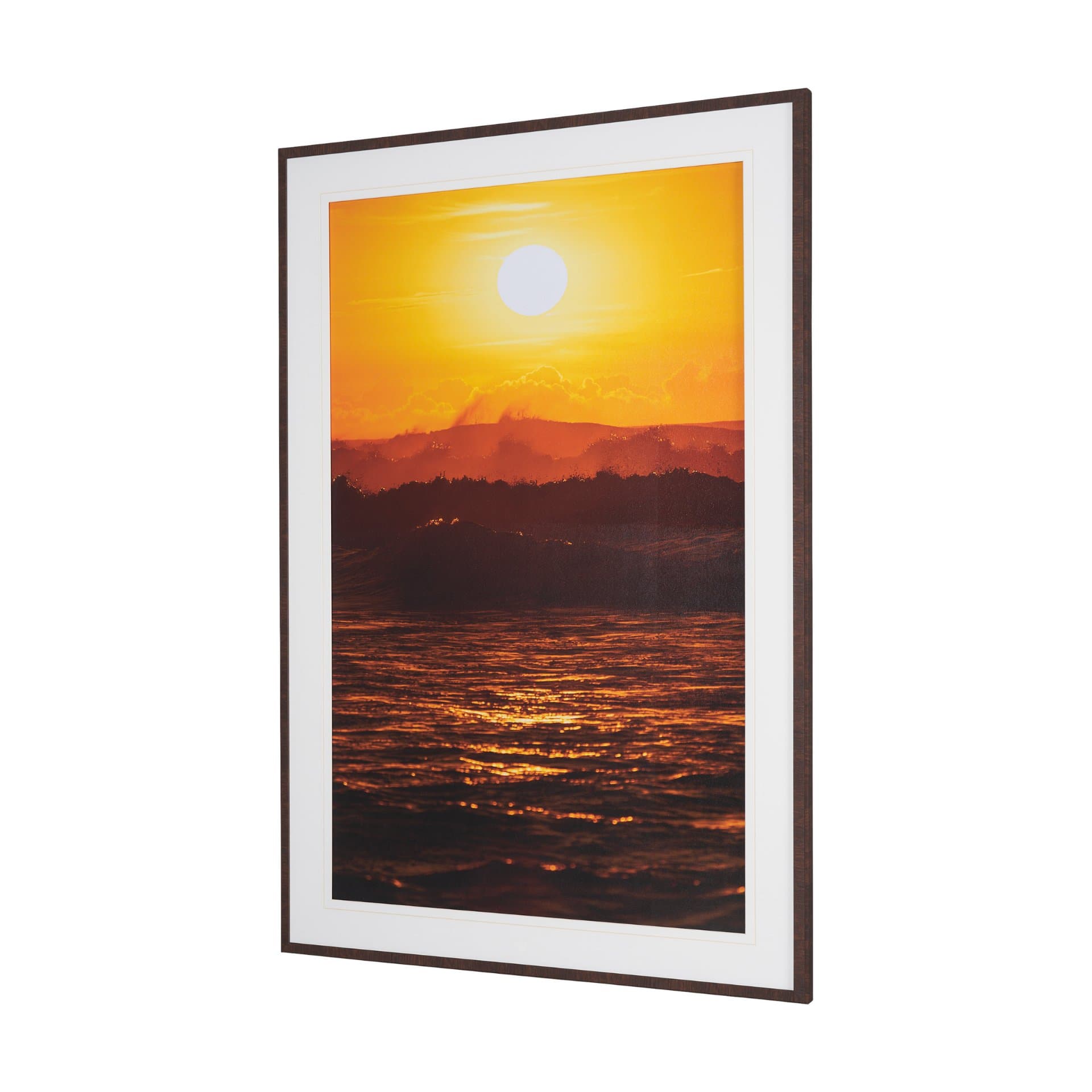North Shore Layers by Stefan and Audrey Textured Framed Photo Print Matted under Glass — product photograph