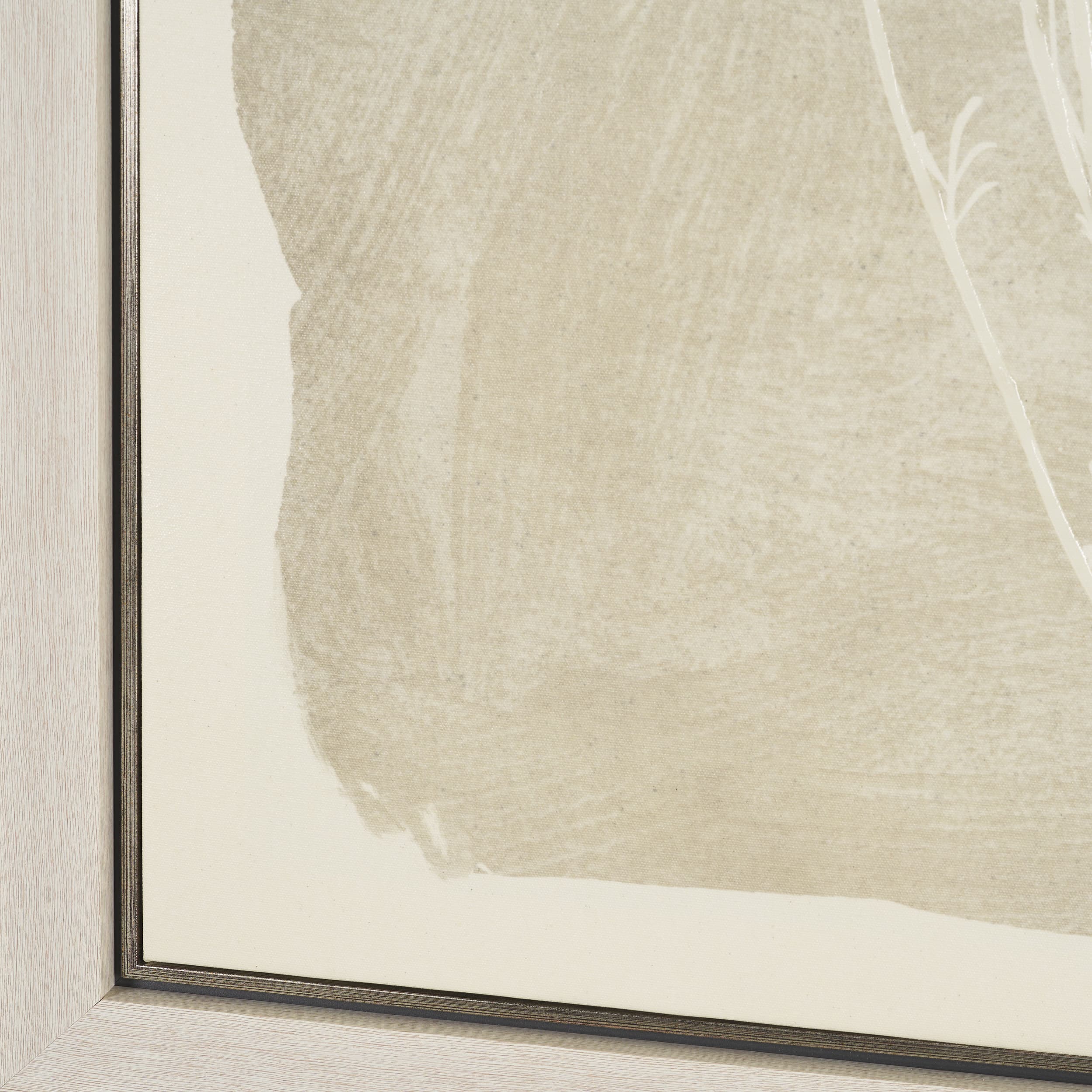 Field Study III: Remains by Mercana Studio Hand-Embellished Textured Framed Canvas Artwork — product photograph