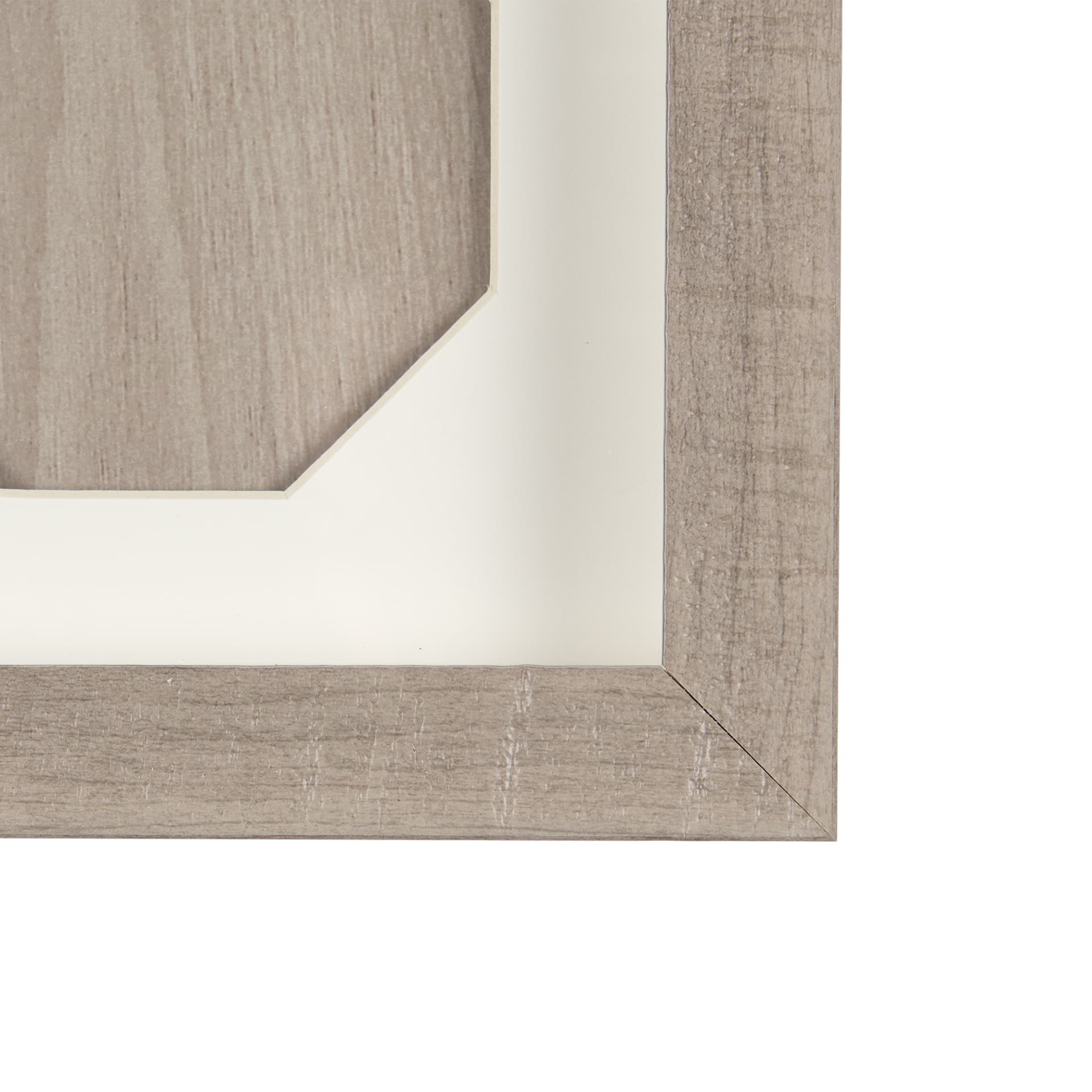 Wood Grain Silhouette I by Studio M a Framed Art Print Matted under Glass — product photograph