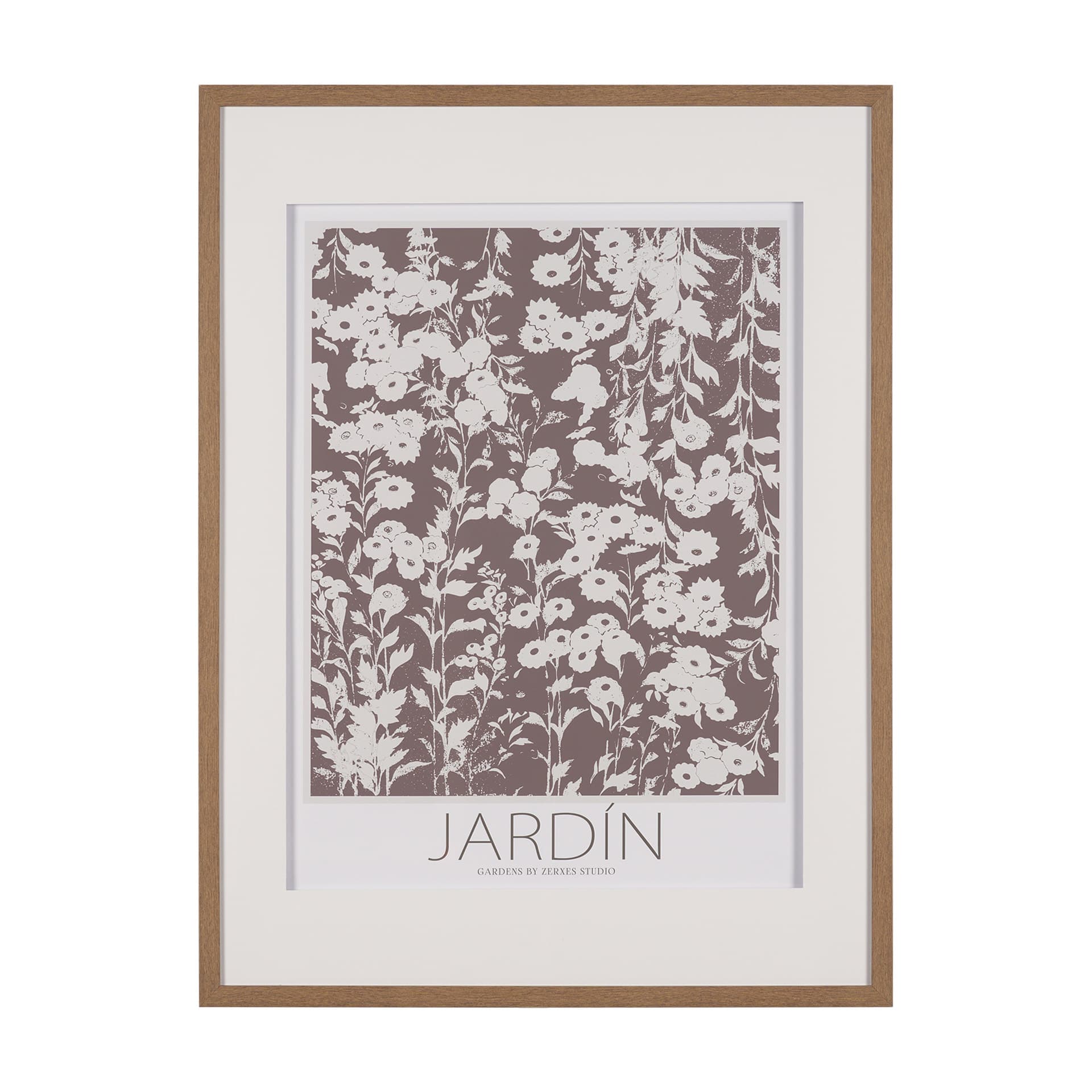 Belleza En Flores I by Mercana Studio a Framed Art Print Matted under Glass — product photograph