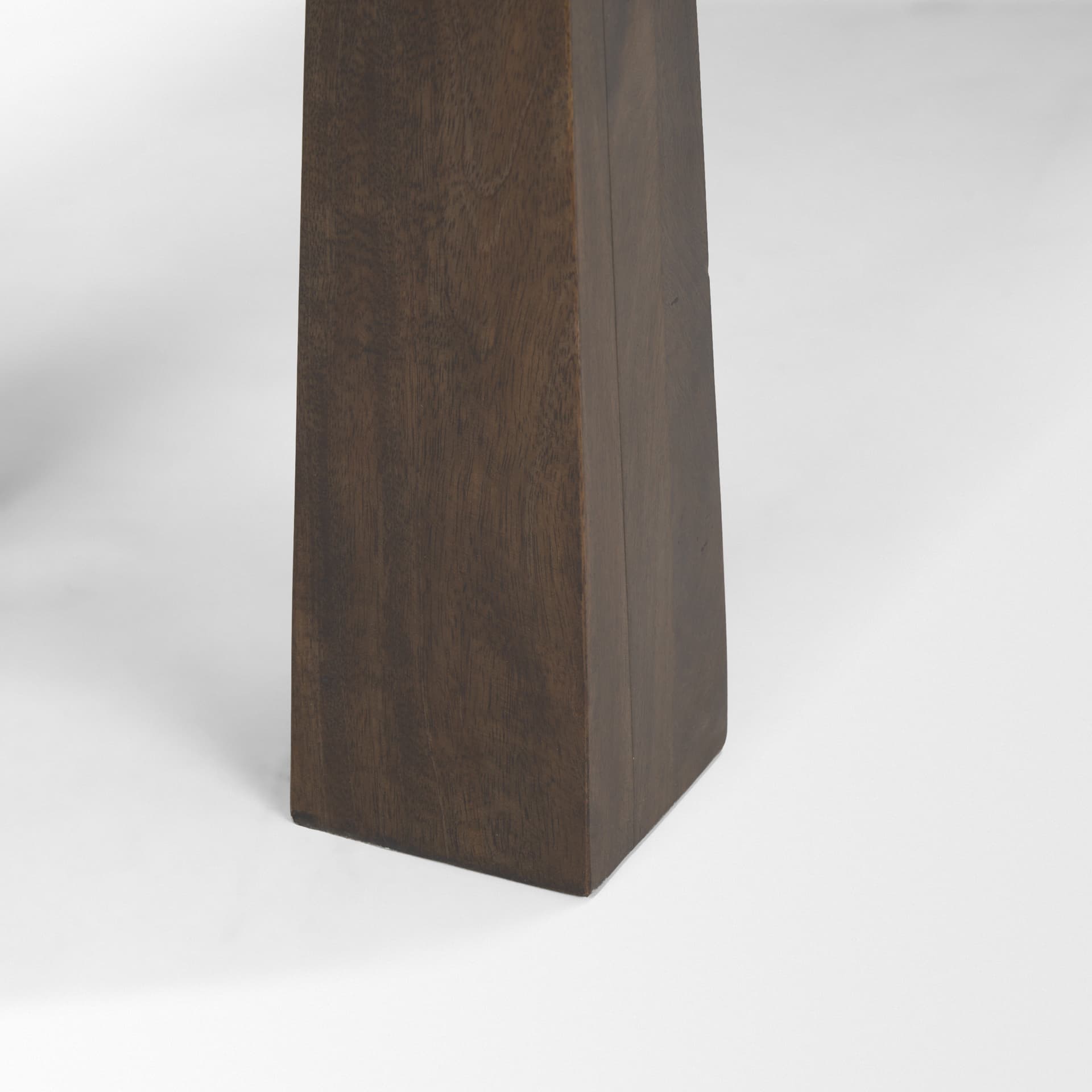 Wolcott Rectangular Dark Brown Solid Wood Bench — product photograph