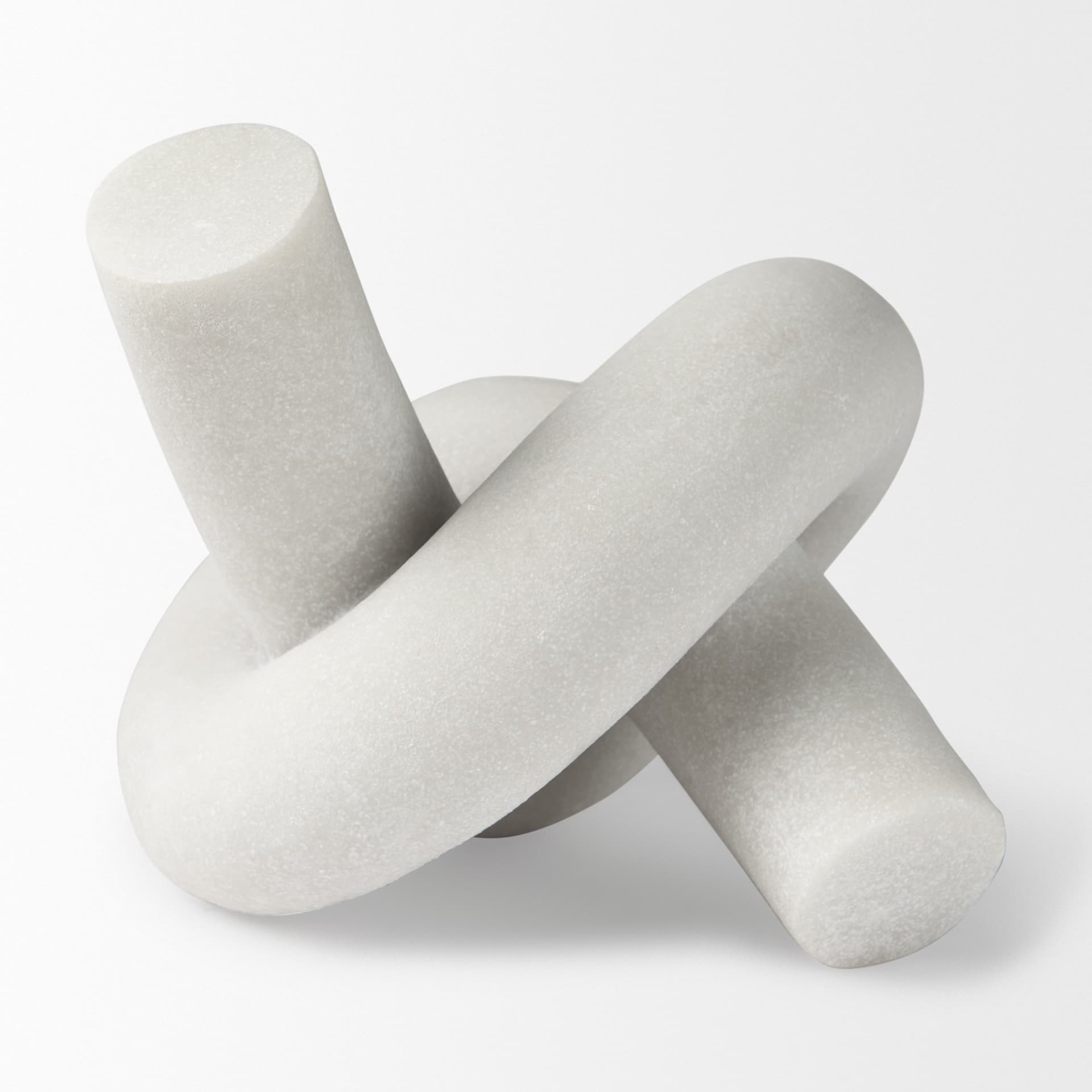 Otto Granite Resin Large Knot Sculpture Decorative Object — product photograph