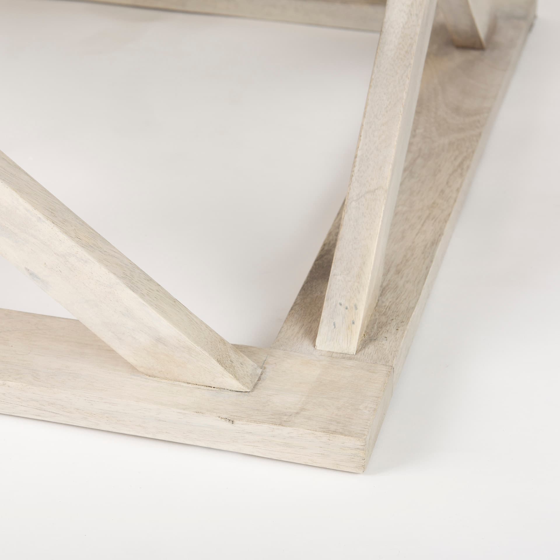 Forsey 48.0L x 28.0W x 17.5H Blonde Wood Rectangular Coffee Table — product photograph