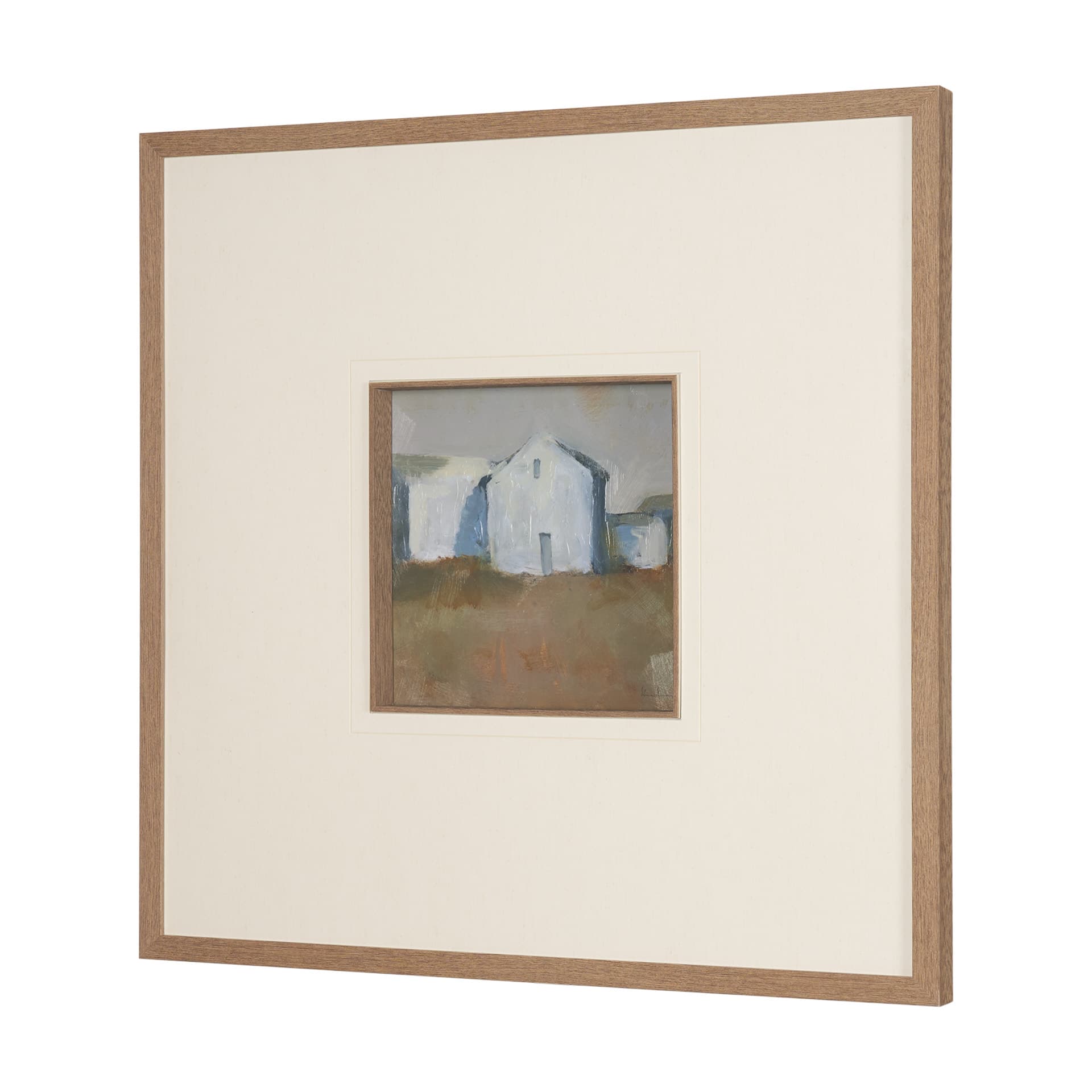 Structured View I by Mercana Studio a Hand Embellished Framed Art Print Matted under Glass — product photograph