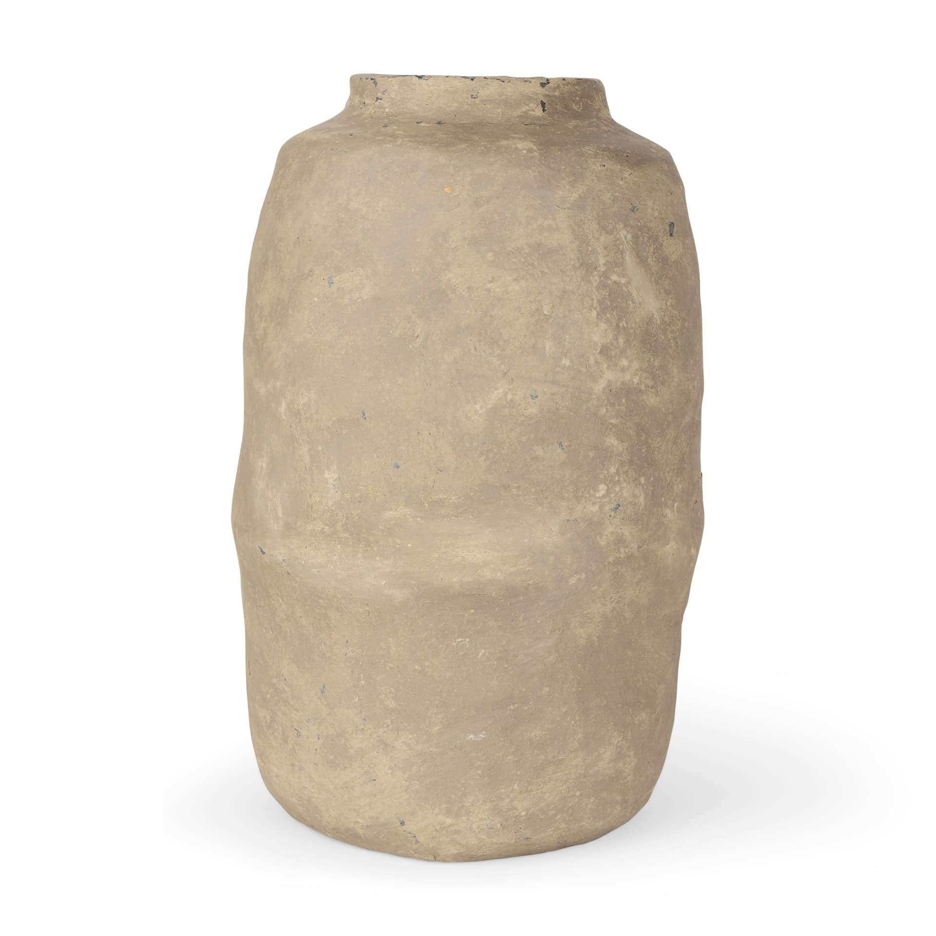 Bala Large Gray Paper Mache Vase — product photograph