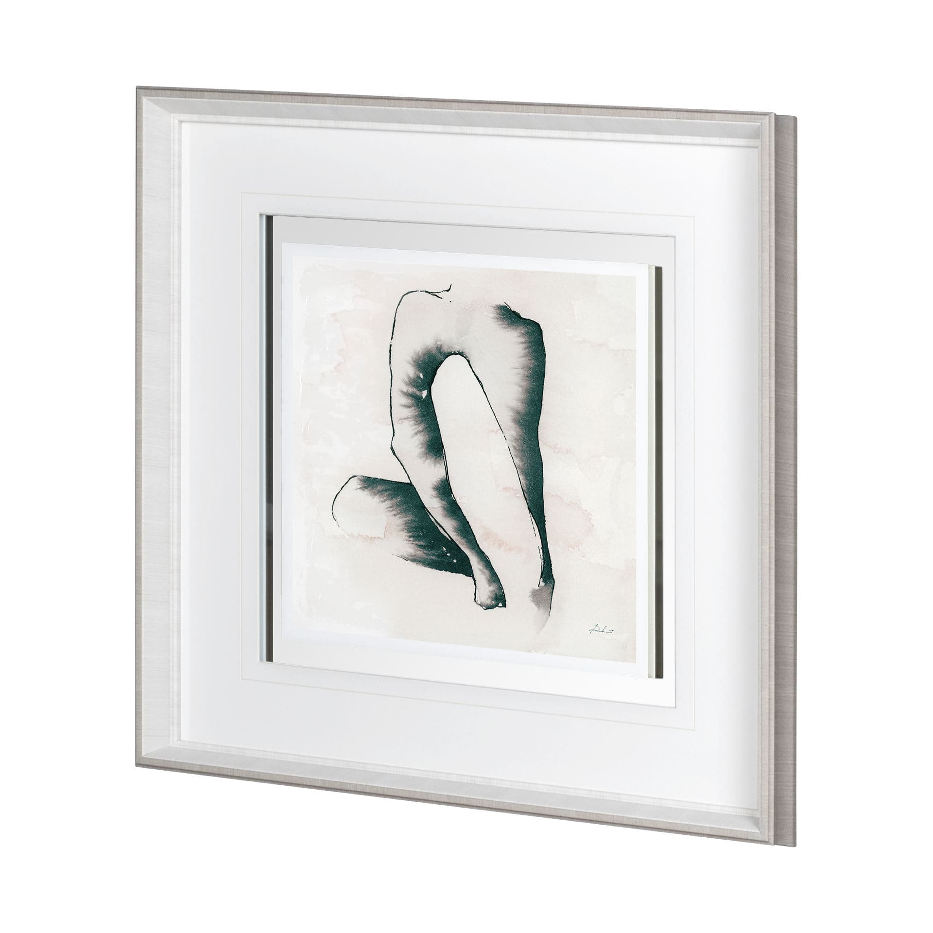 Andromedae Light II by Melody D a Hand Embellished Textured Framed Art Print Matted under Glass — product photograph