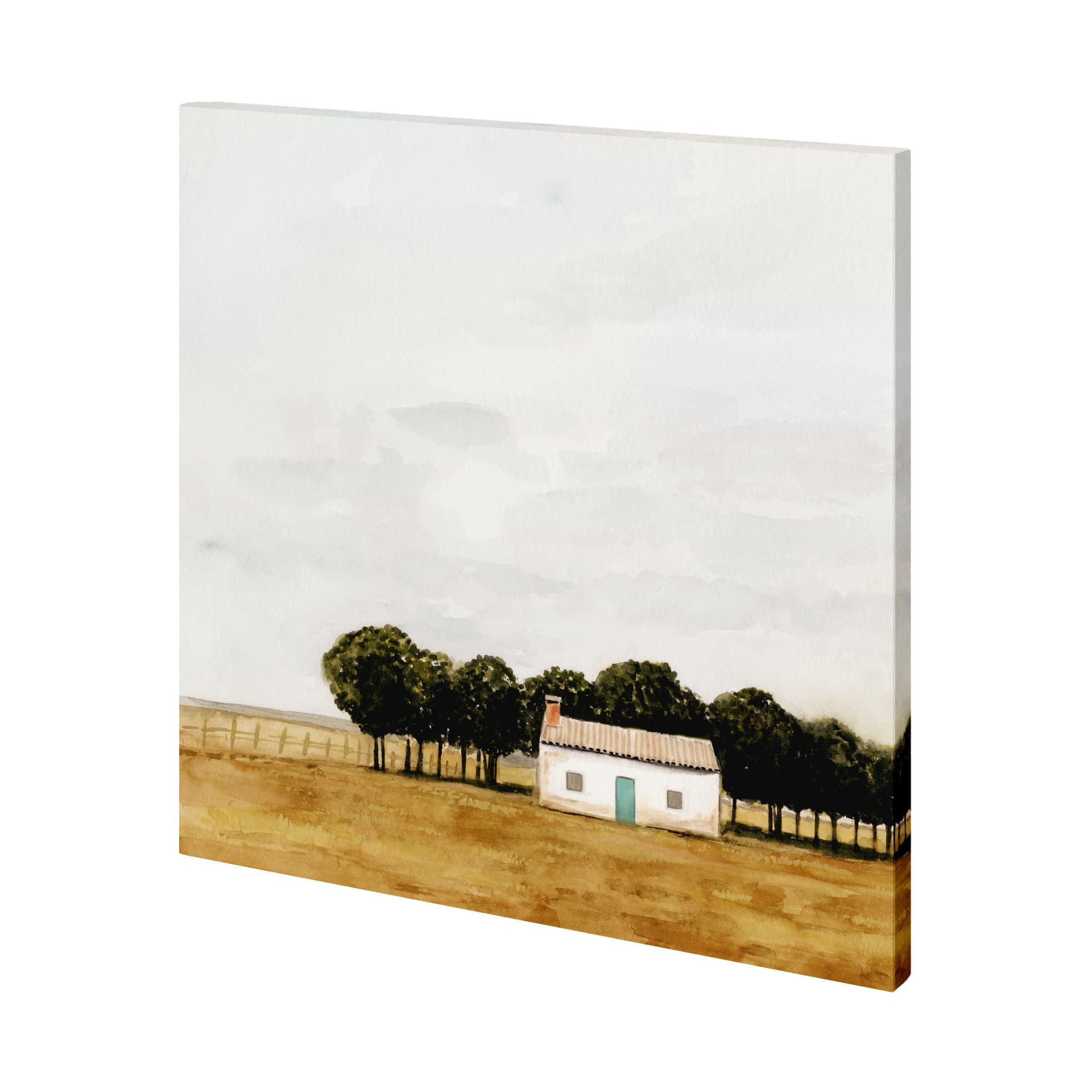 Late July I by Victoria Borges a Hand Embellished Textured Canvas — product photograph