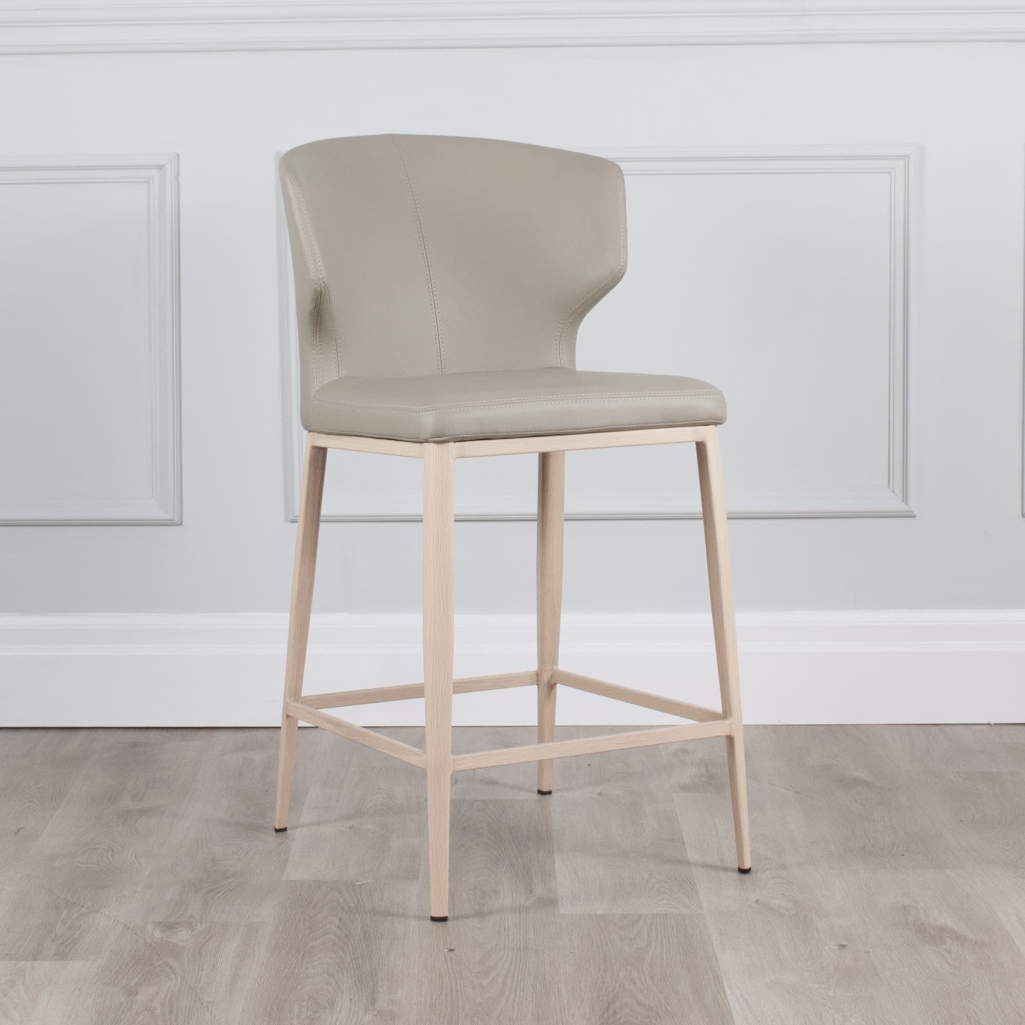 Cabo Stool With Metal Base — product photograph