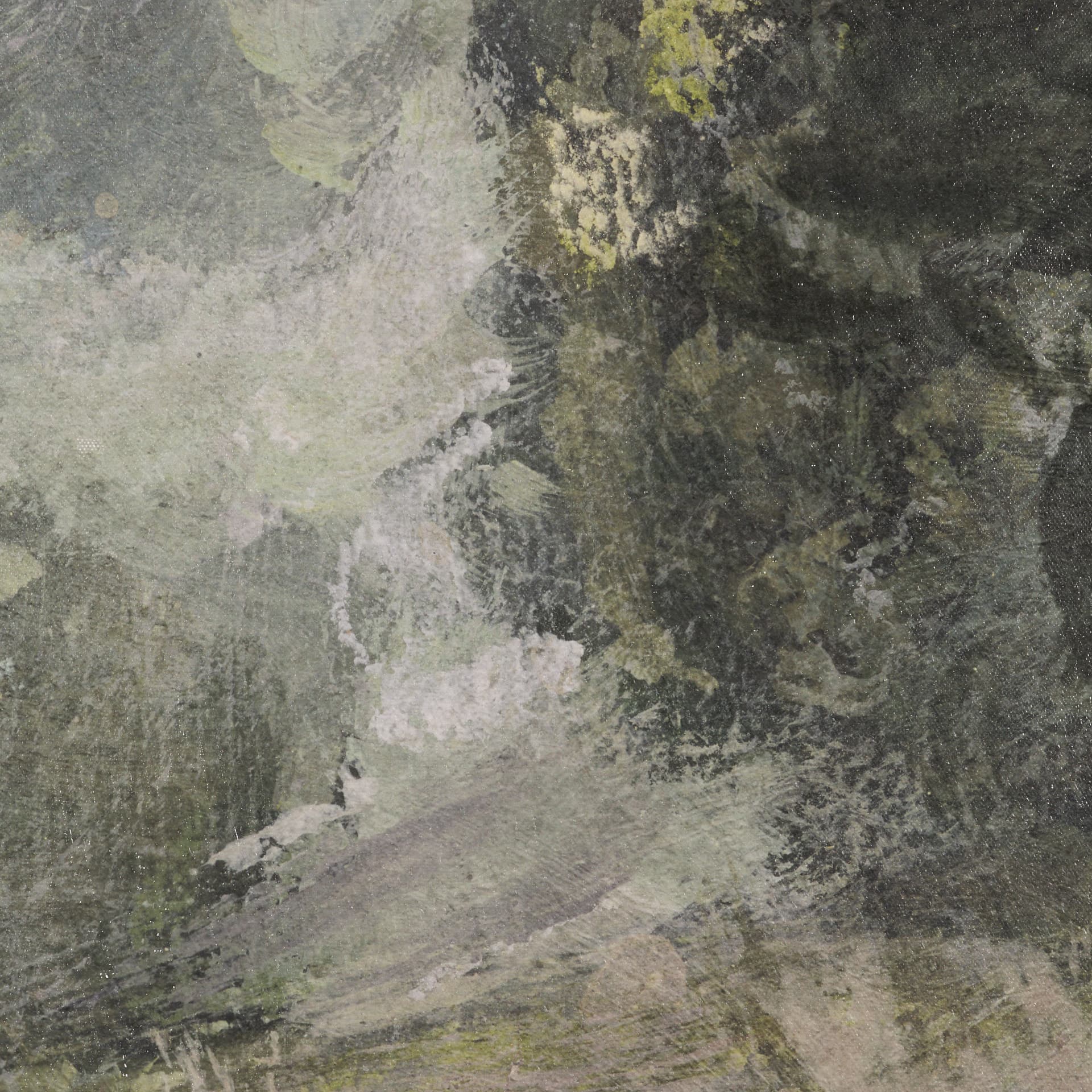 Silent Forest IV by Mercana Studio Hand-Embellished Textured Framed Canvas Artwork — product photograph