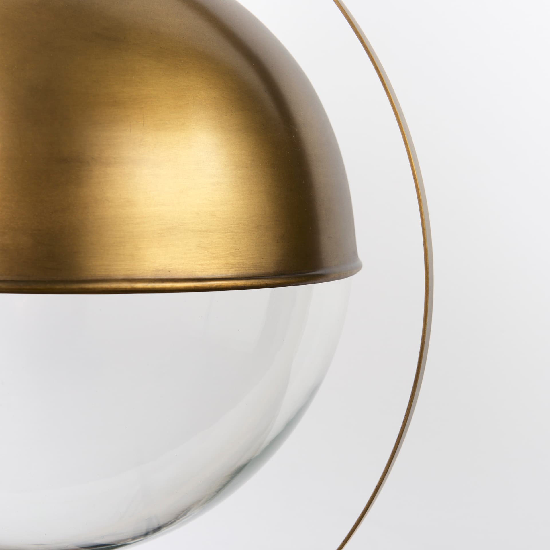 Leighton I 15x20 Gold Toned Metal Spherical Pendant Light — product photograph