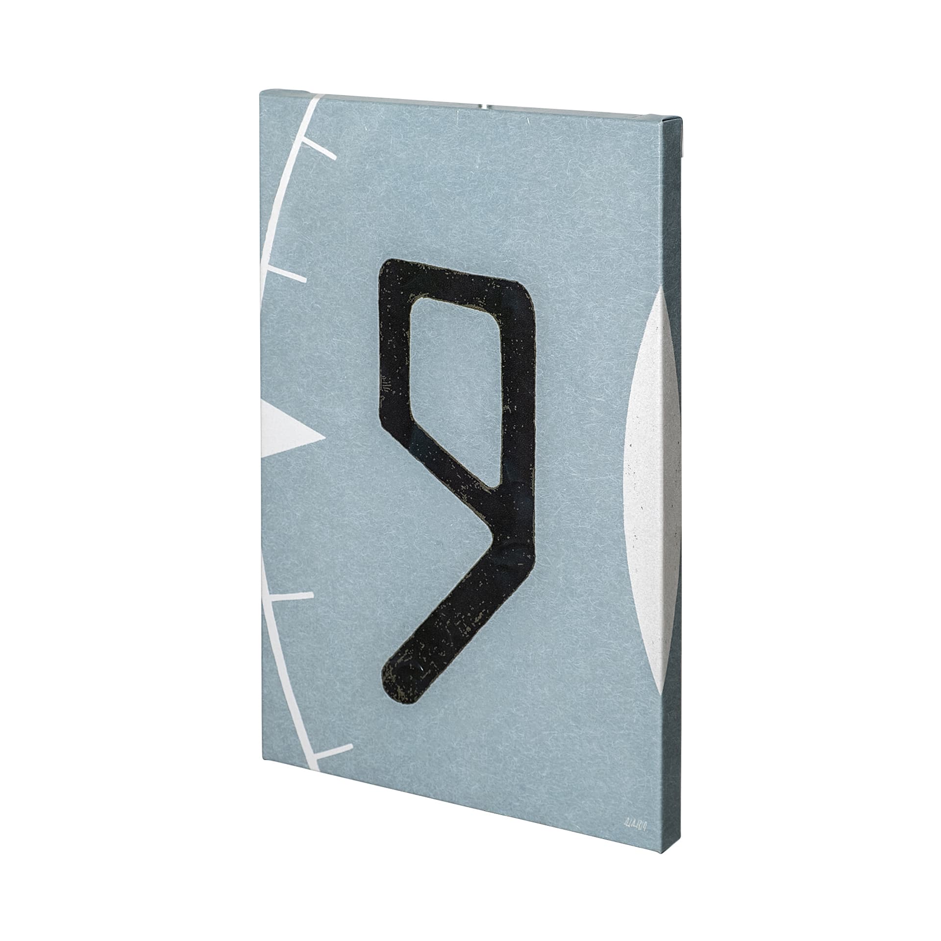 Value Collector 9 by Alarm a Hand Embellished Textured Canvas — product photograph