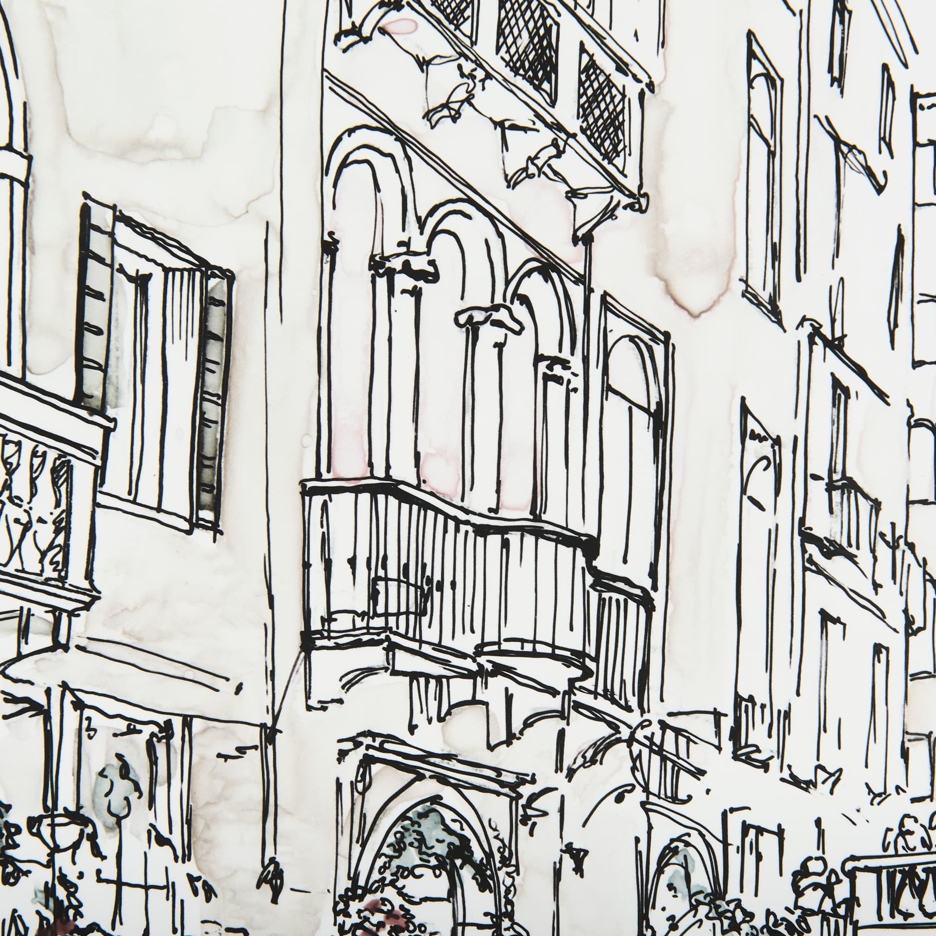 Travel memories V by Natalia a Framed Art Print Matted under Glass — product photograph