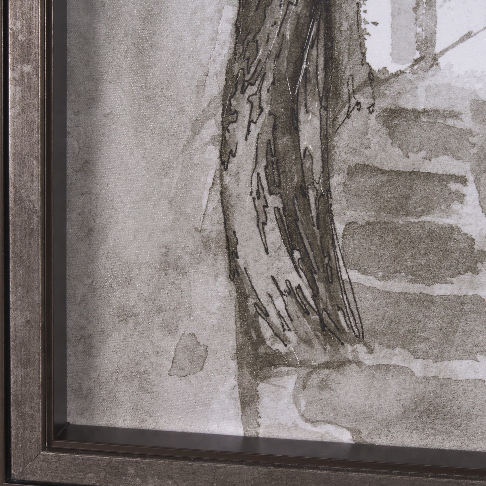 Blossoming Tree I by Mercana Studio a Hand Embellished Textured Framed Art Print — product photograph