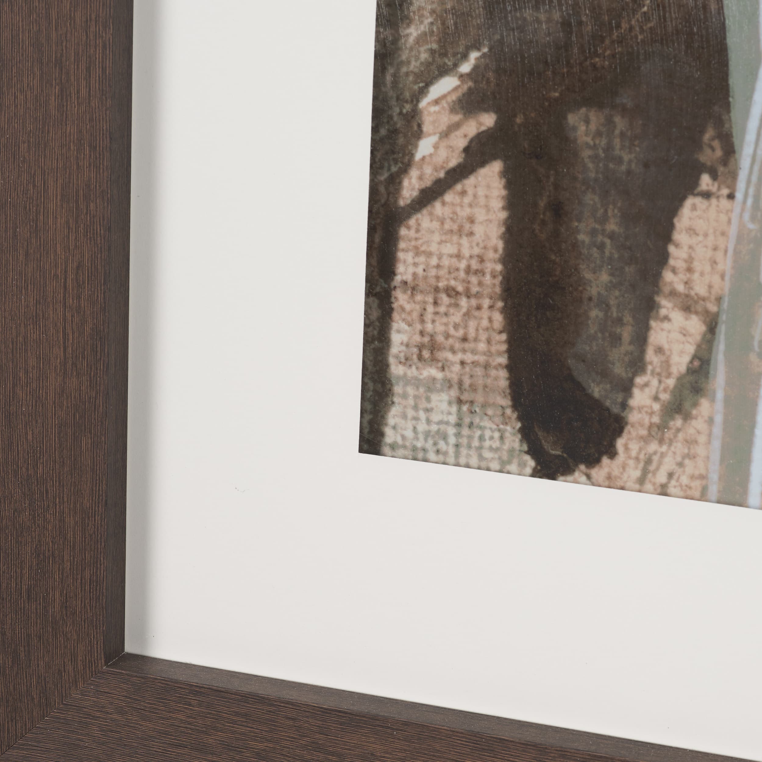 Ghost Grasses I by Mercana Studio Hand-Embellished Textured Framed Artwork Matted under Glass — product photograph