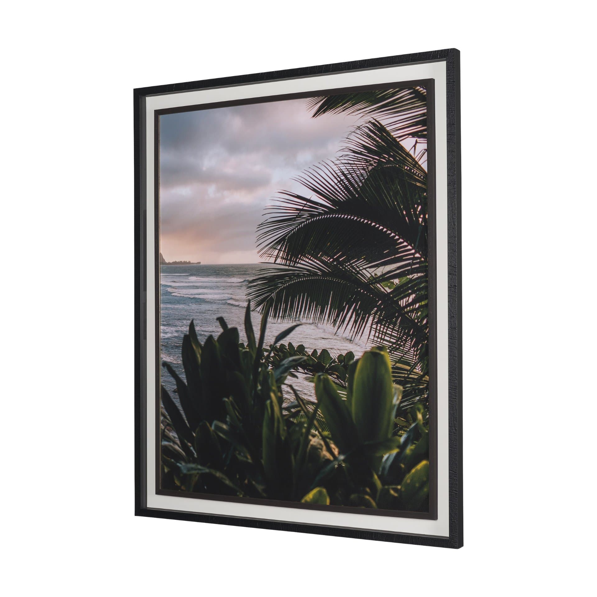 Kauai Jungle Dream by Stefan and Audrey Textured Framed Photo Print Matted under Glass — product photograph