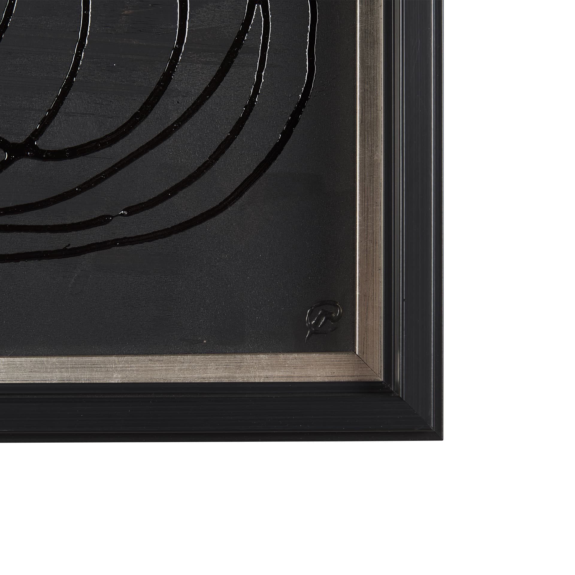 Bee Dance II by Studio M a handmade Original Framed 3D Textured Artwork — product photograph