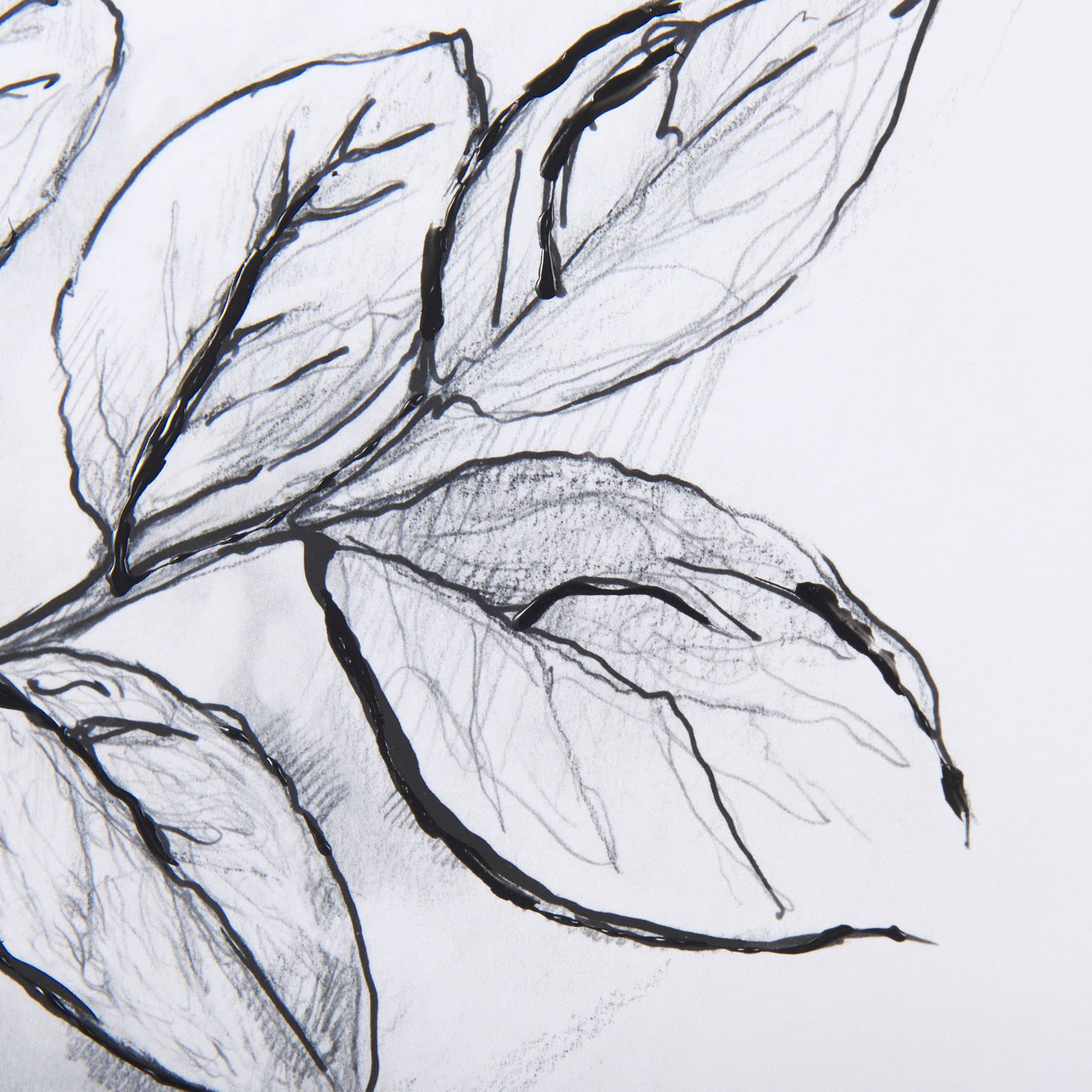 WildBerry Collection Blueberry by Mercana Studio Hand Embellished Framed Art Print Matted under Glas — product photograph
