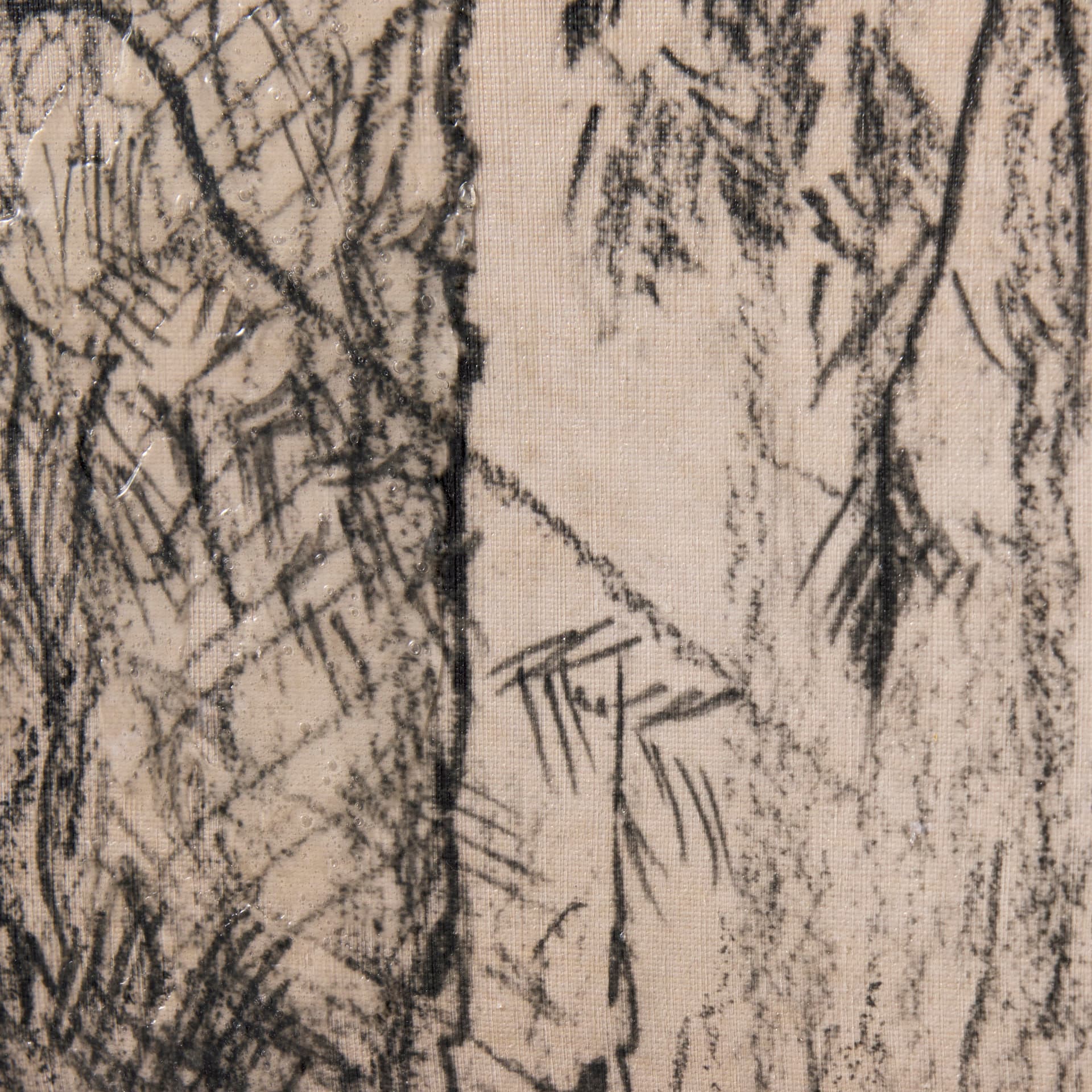 Forest I by Natali a Hand Embellished Textured Canvas — product photograph