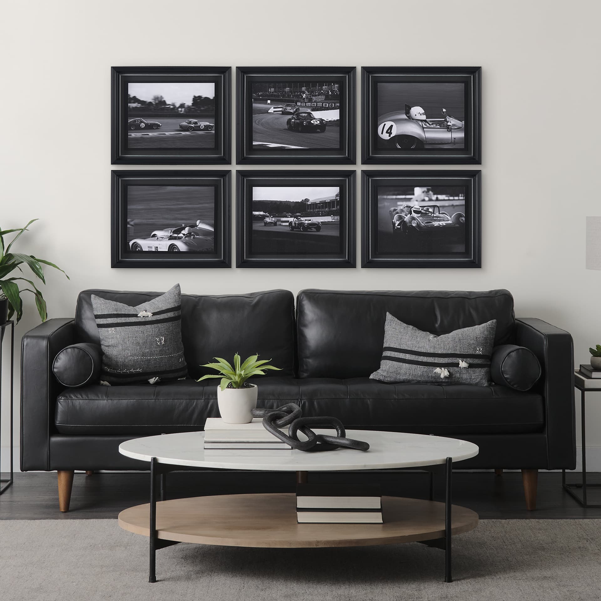 In the Zone by Ben Wood a Hand Embellished Framed Photo Art Print Matted under Glass — in a styled room