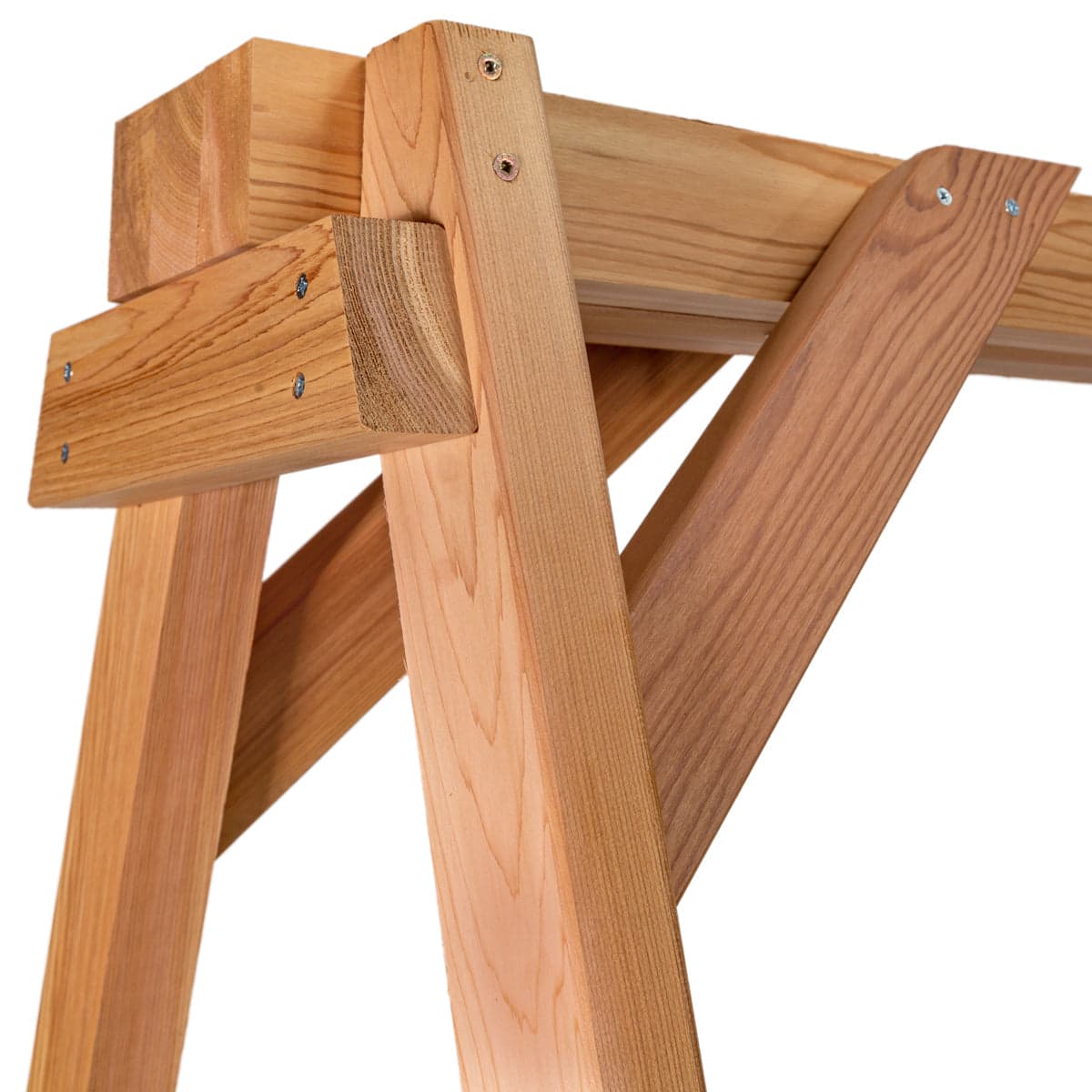 6-Ft A-Frame Cedar Garden Swing Stand — product photograph