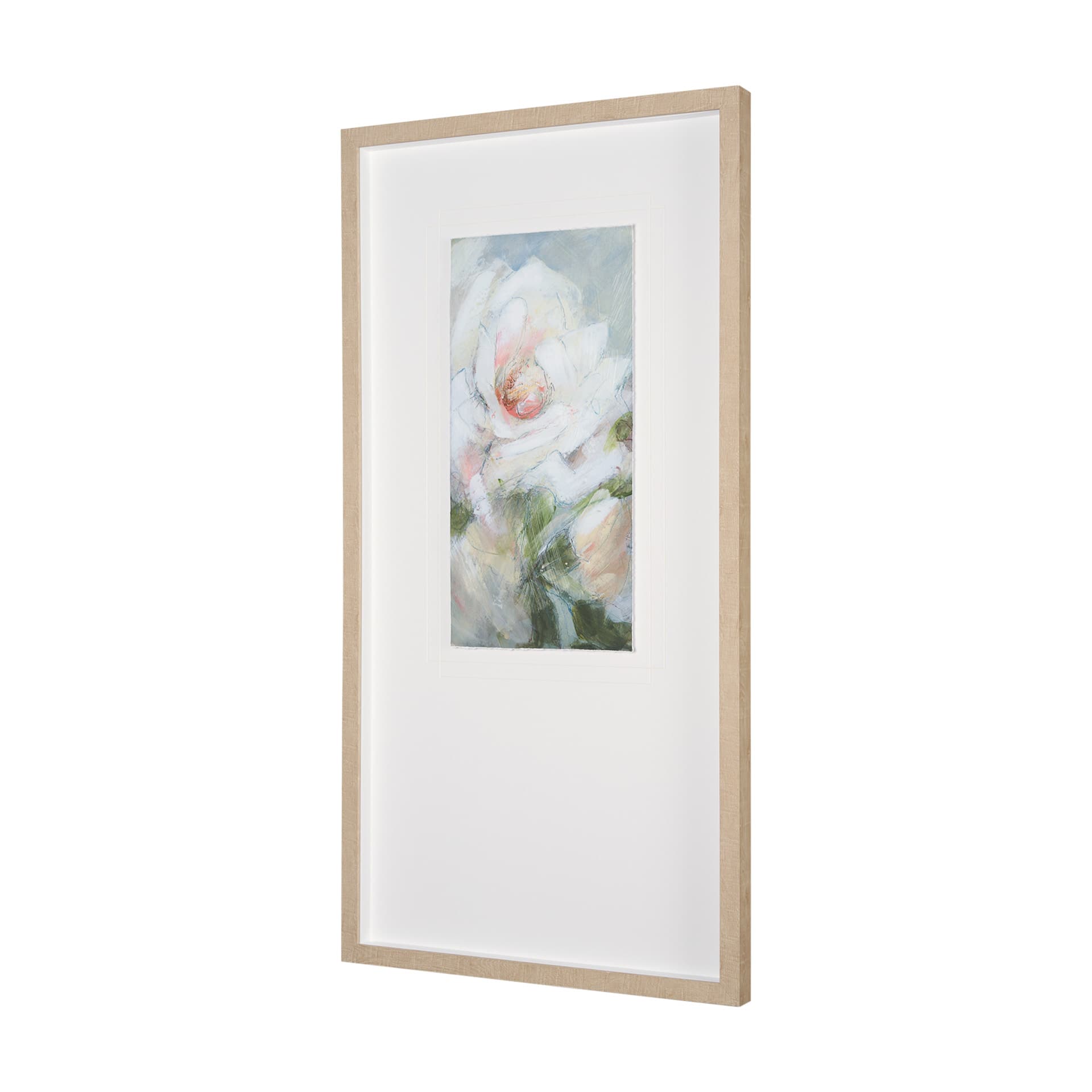 Aromatic Rose by Mercana Studio a Hand Embellished Framed Art Print Matted under Glass — product photograph