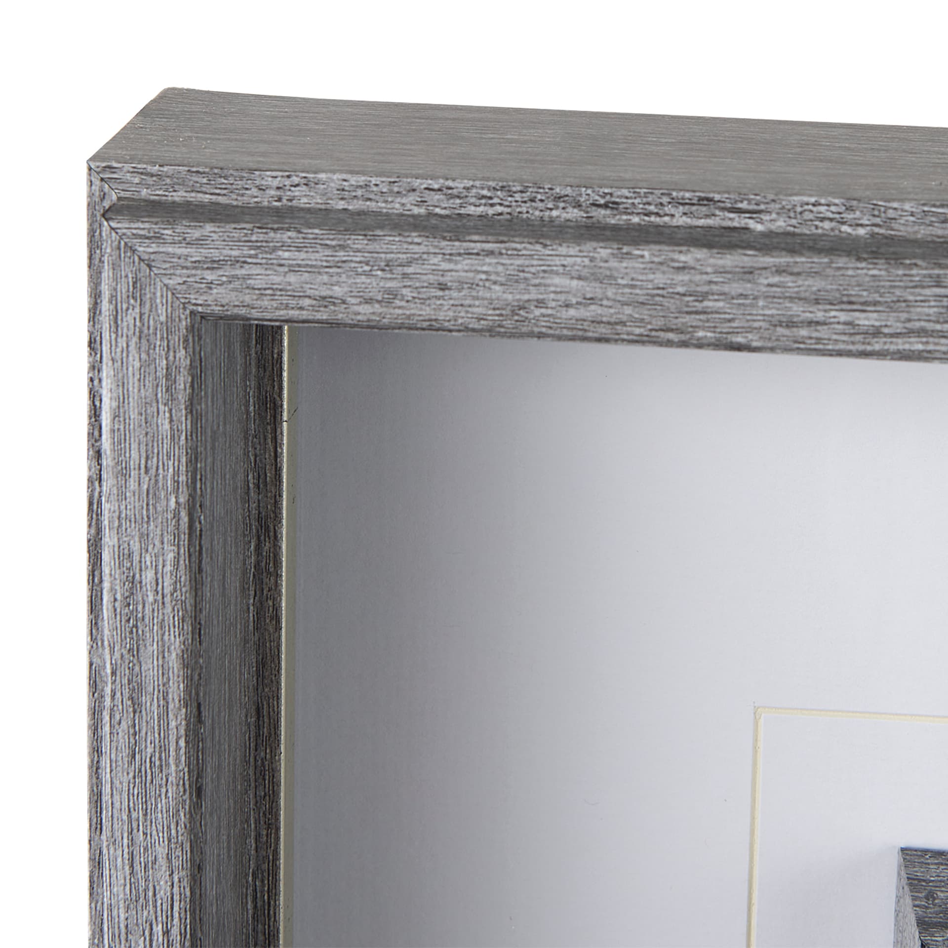 Silver Light by Pablo Rojerro a Hand Embellished Textured Framed Art Print Matted under Glass — product photograph