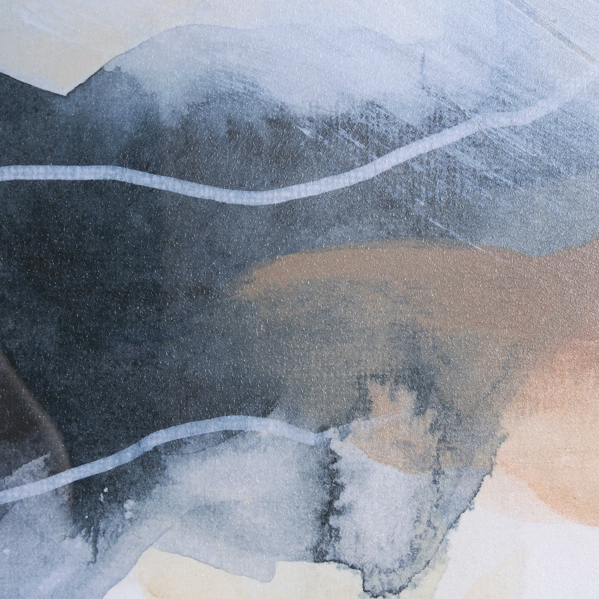 Healing by Ira Havuka a Hand Embellished Textured Framed Art Print Matted under Glass — product photograph