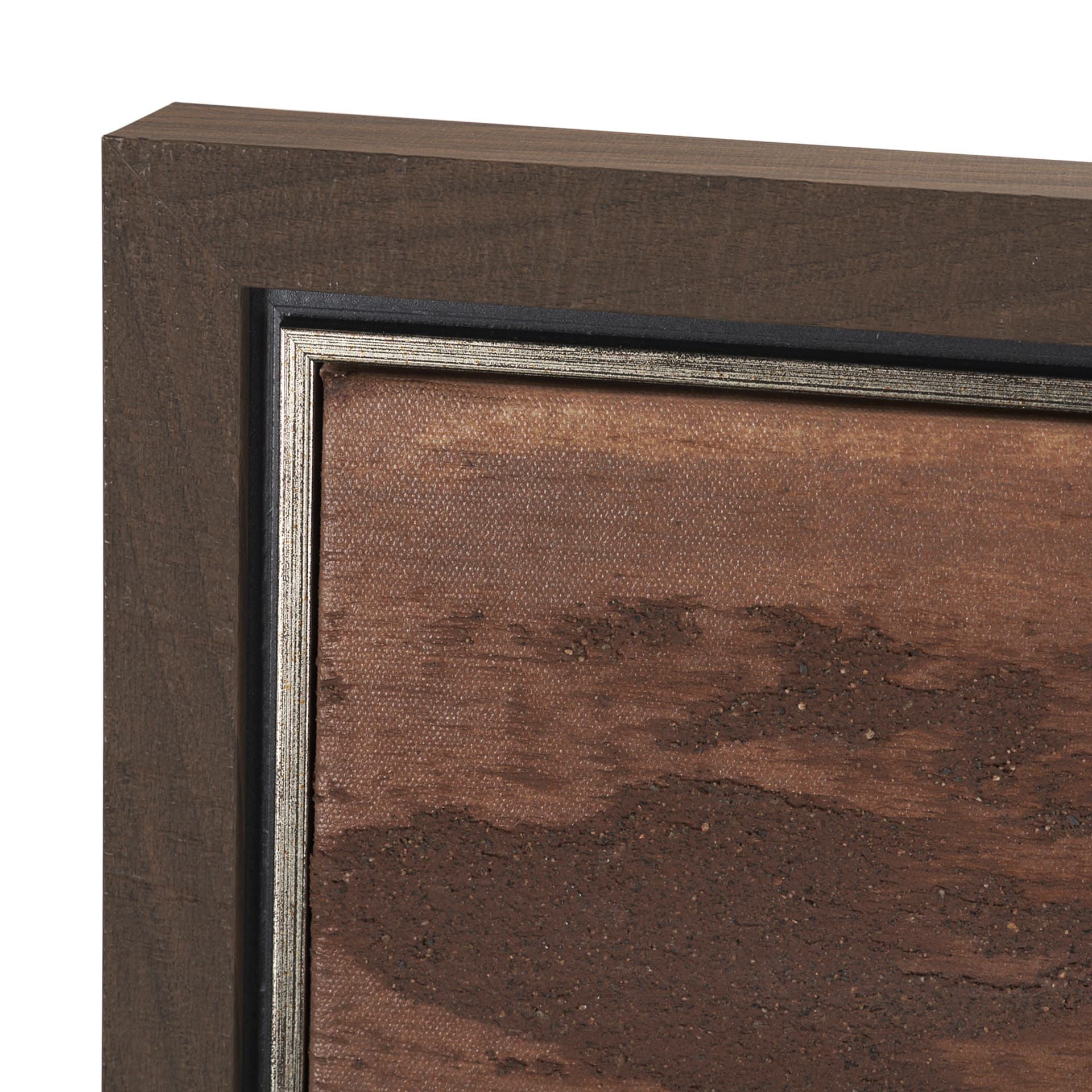 Ochre by Mercana Studio a Hand Embellished Textured Framed Canvas — product photograph