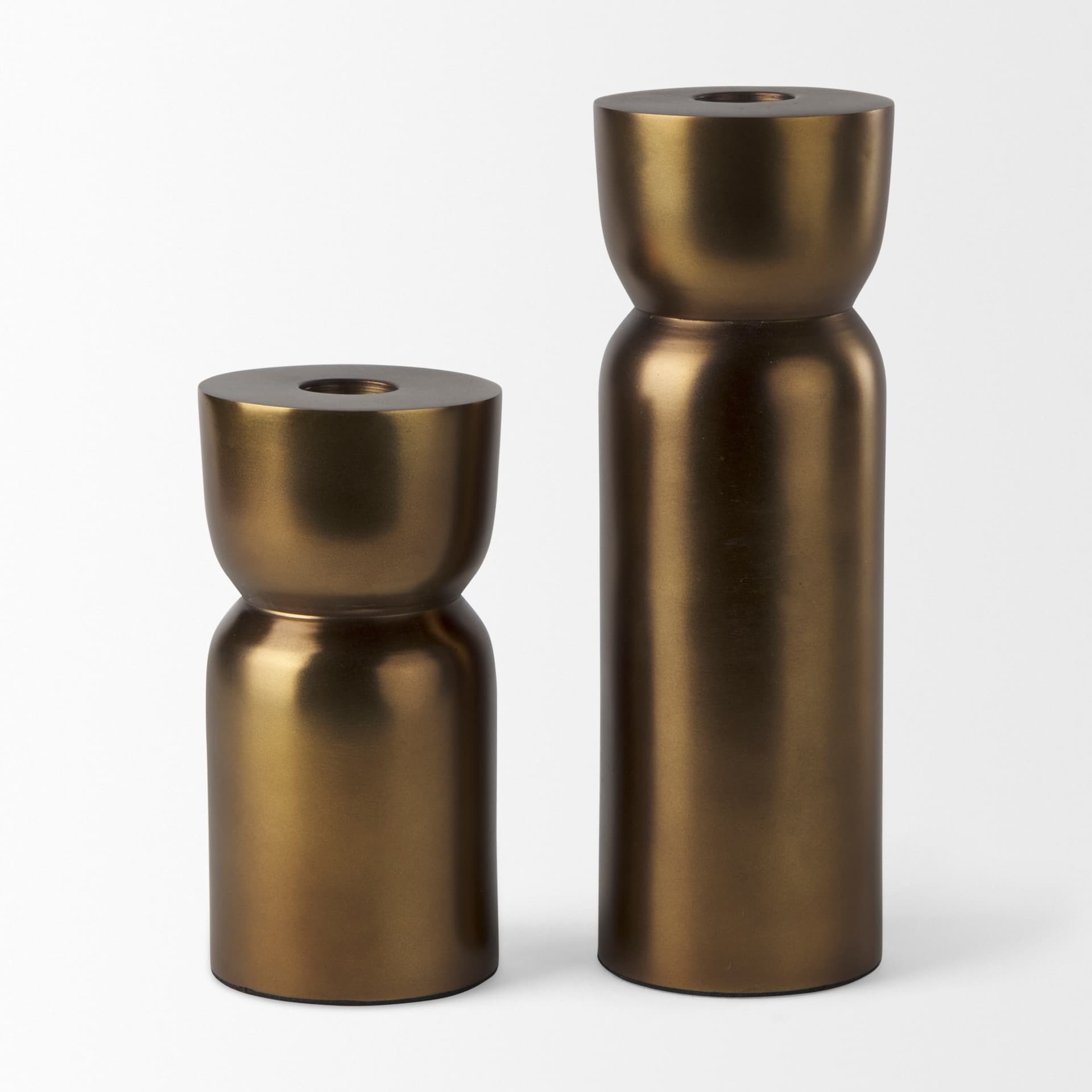 Malta Aluminum Candle Holder Large — product photograph
