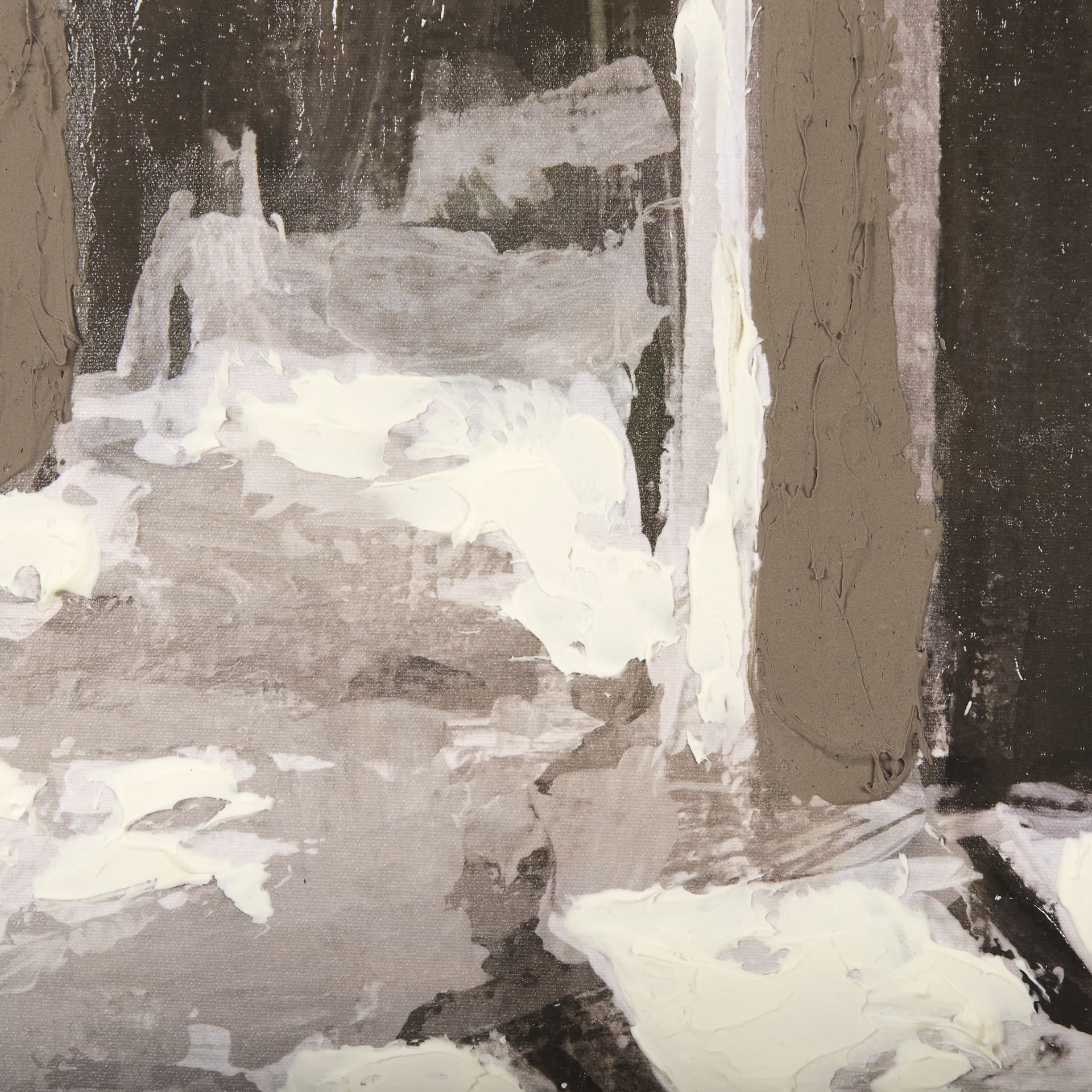 Old Lane II by Mercana Studio a Hand Embellished Textured Framed Art Print — product photograph