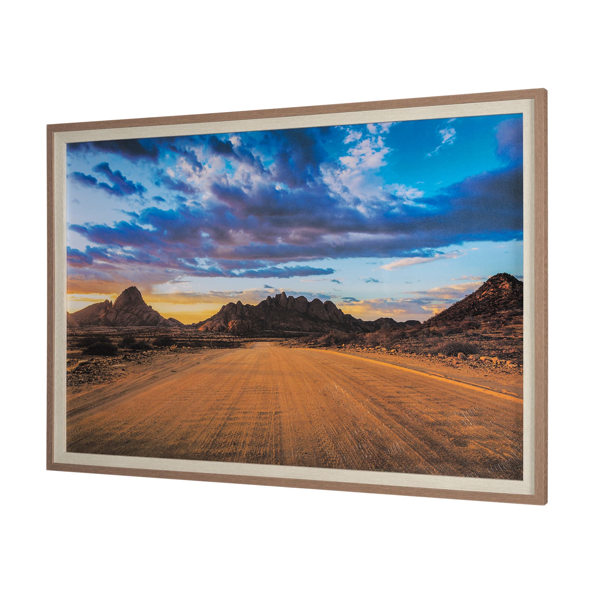 Extraordinary Skies by Mercana Studio Hand Embellished Textured Framed Photo Art Print Matted under — product photograph