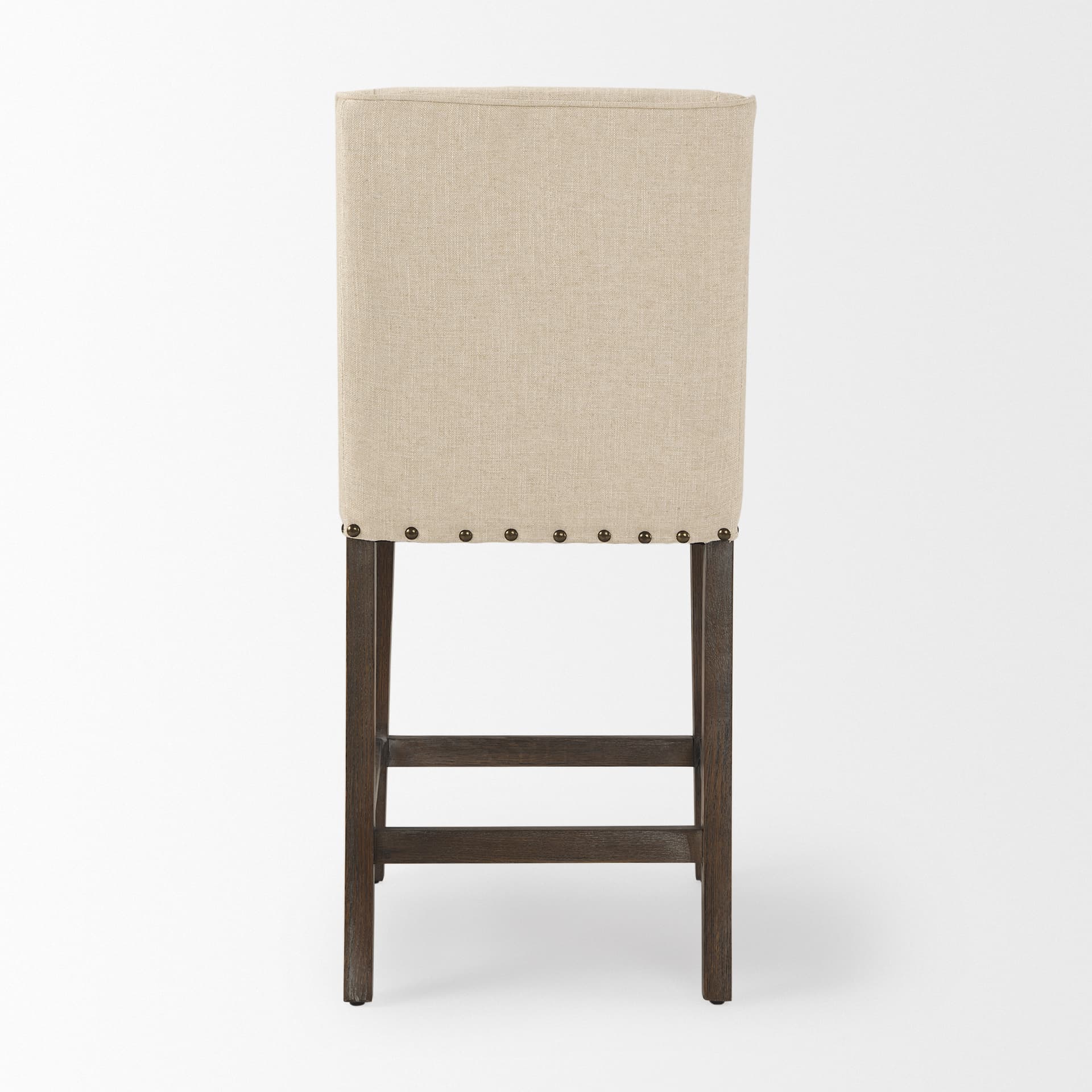 Kensington Backless 43in Seat Counter Stool | Medium Brown Wood — product photograph