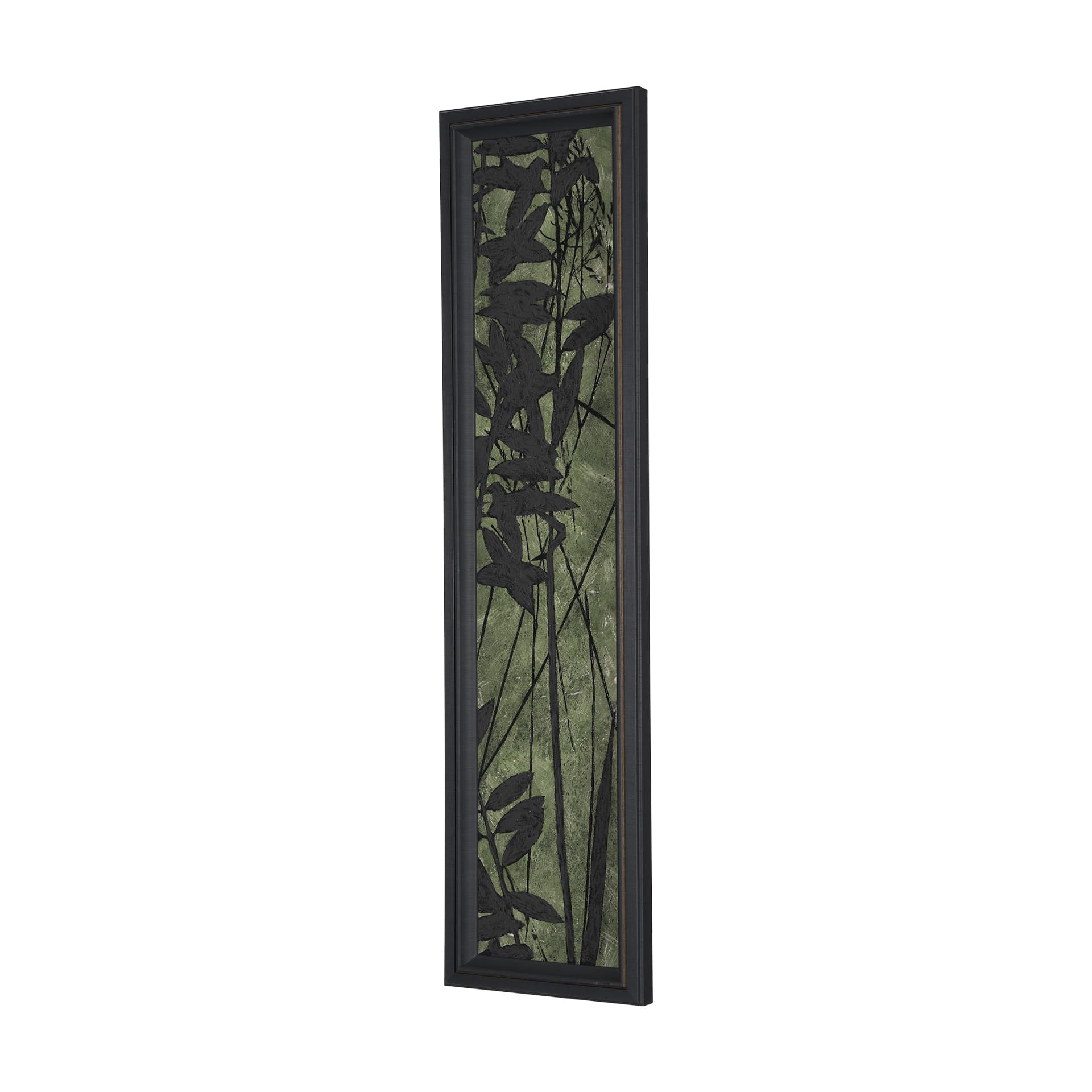 Etched Silouette V by Mercana Studio a Hand Embellished Textured Framed Art Print — product photograph