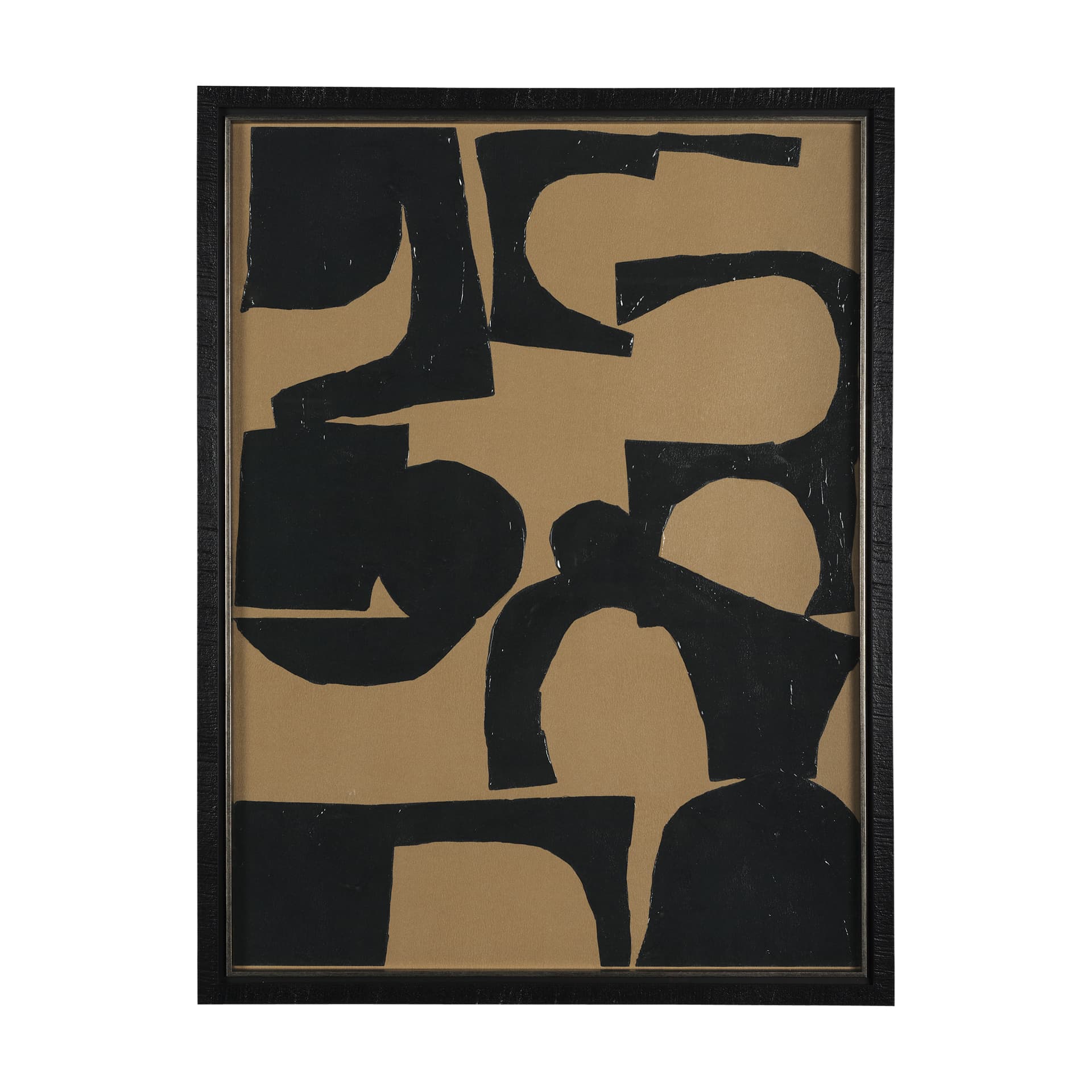 Teltow by Mercana Studio a Hand Embellished Textured Framed Art Photograph Matted under Glass — product photograph